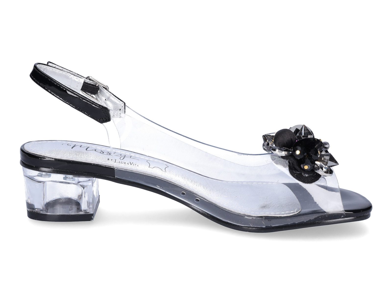 LAURA VITA Laura Vita Damen Sandalette schwarz Sandale – Bild 4 von 5