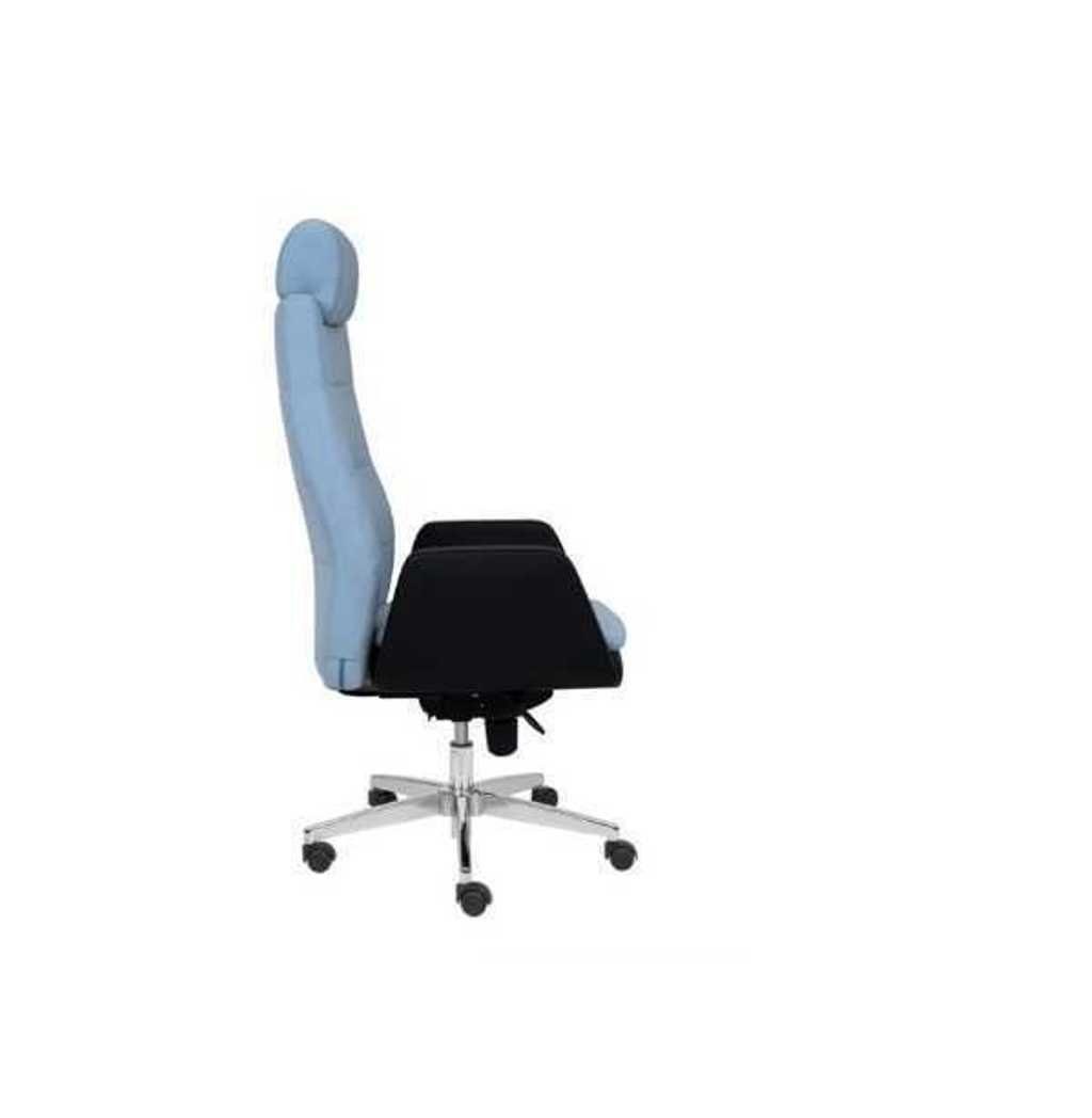 JVmoebel Bürostuhl Chefsessel Bürostuhl Stühle St), Europa Blau-Schwarzes in (1 Luxus Drehstuhl Made Designer