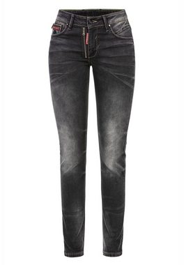 Cipo & Baxx Slim-fit-Jeans im klassischen 5-Pocket-Stil