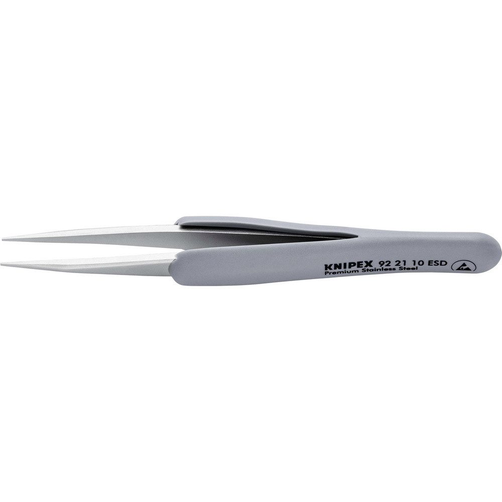 Knipex Pinzette Knipex 92 21 10 ESD ESD Präzisionspinzette Spitz 123 mm