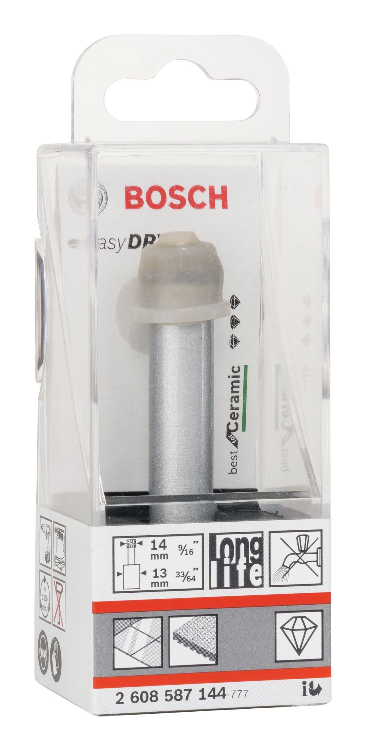 BOSCH Ceramic mm, Best Dry 14 mm - Ø Easy 33 Diamanttrockenbohrer, x 14 for