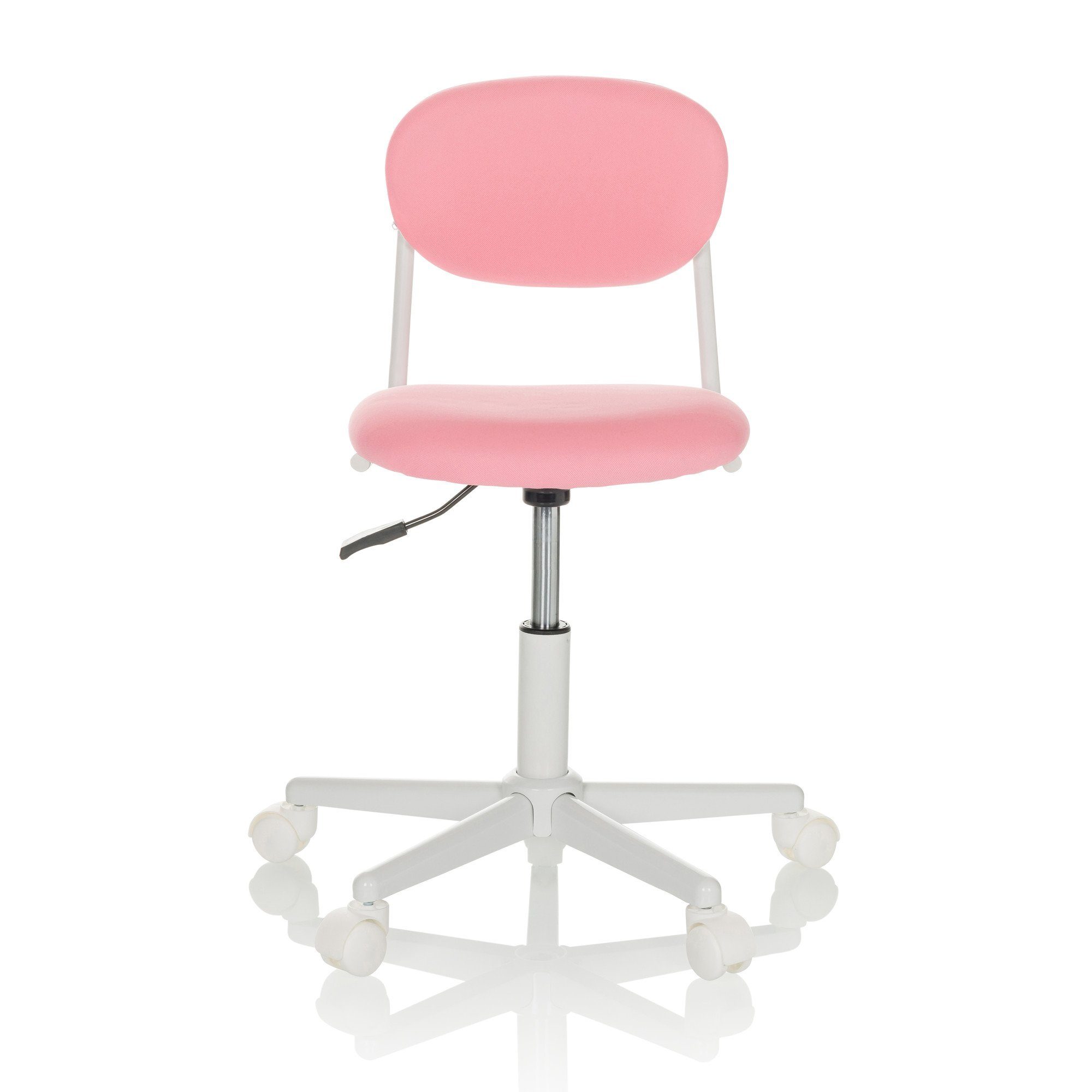 hjh OFFICE Drehstuhl Kinderdrehstuhl KIDDY BASE I Stoff ohne Armlehnen (1 St), mitwachsend, ergonomisch Pink