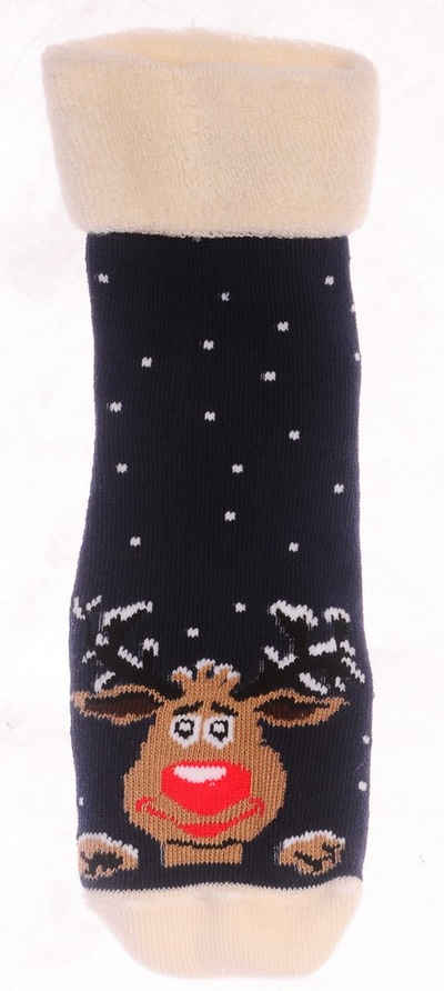 Martinex Thermosocken Socken Weihnachten warme Weihnachtssocken 35 38 39 42