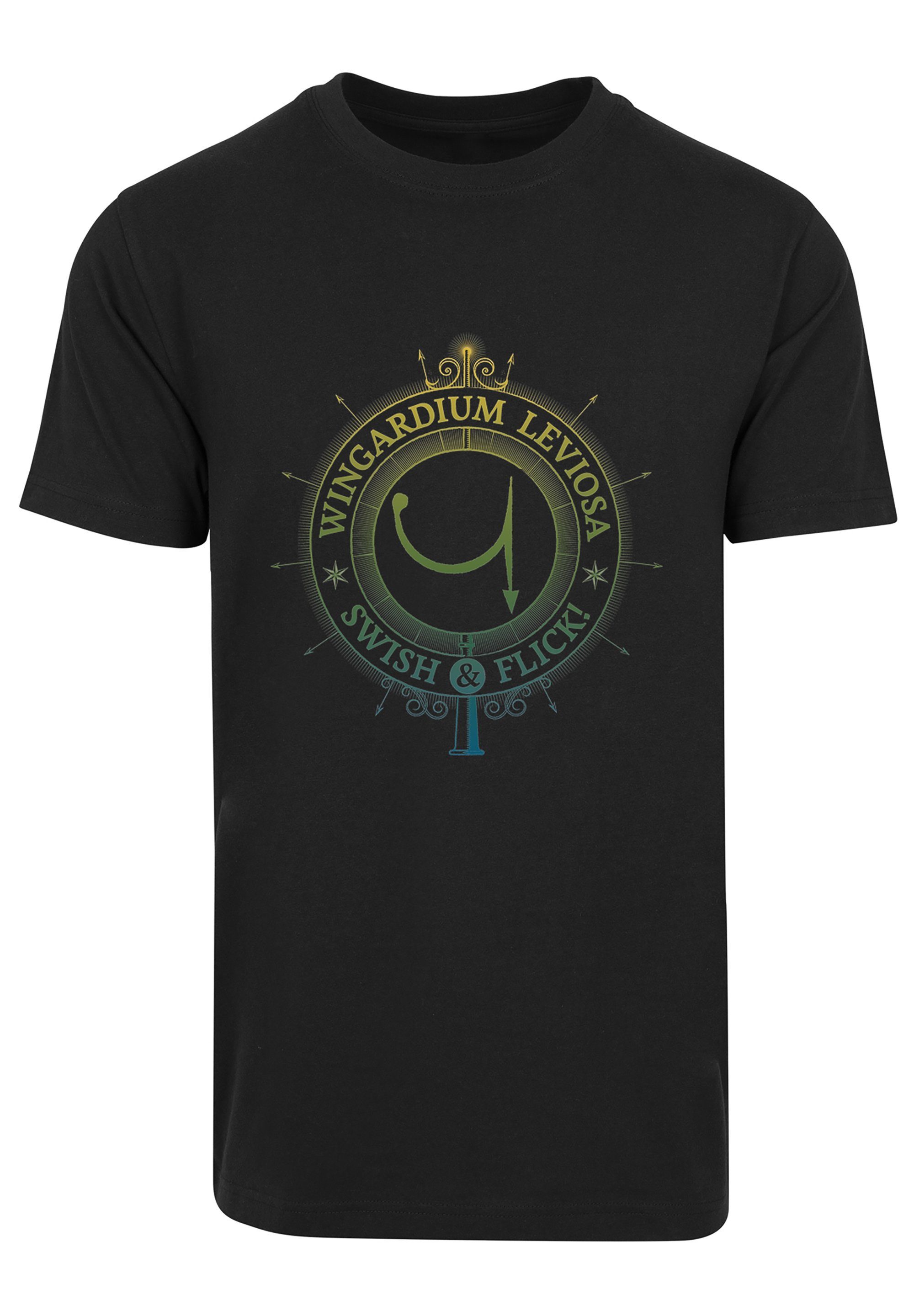 F4NT4STIC T-Shirt schwarz Potter Wingardium Leviosa Print Harry