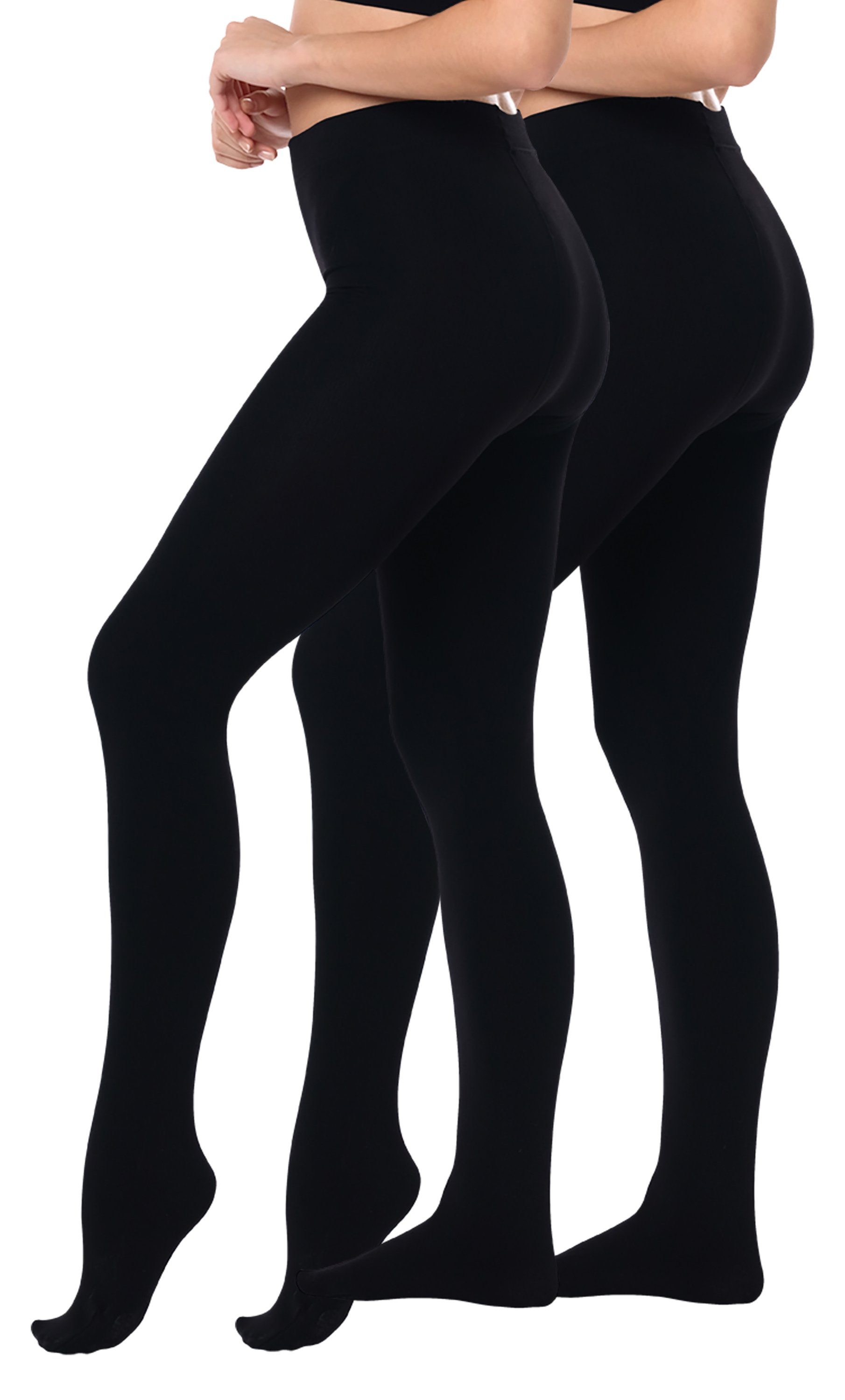 Yenita® Strumpfhose (2 St) mit wärmenden Innenfleece