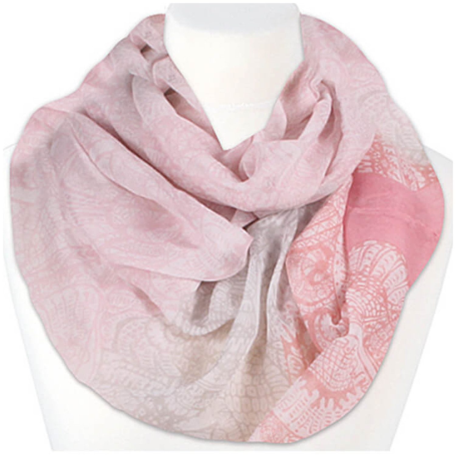 chic4home Loop Voyage Vibes, (1-St. 1-teilig), Damen Loop-Schal Schlauchschal Ornamente Muster