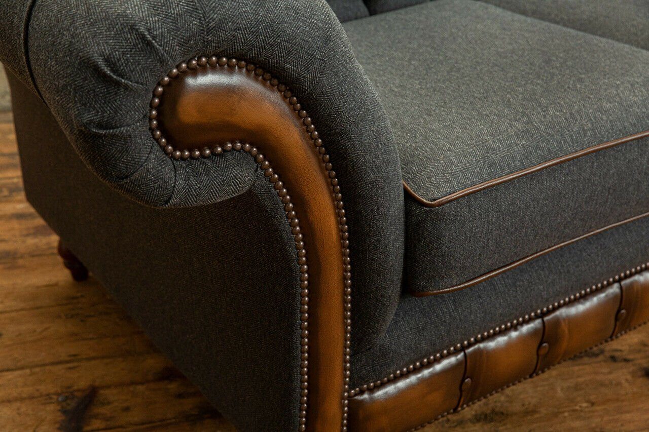 JVmoebel Chesterfield-Sofa, Luxus Chesterfield Couch Sofa Polster Sofa Sitz Couchen