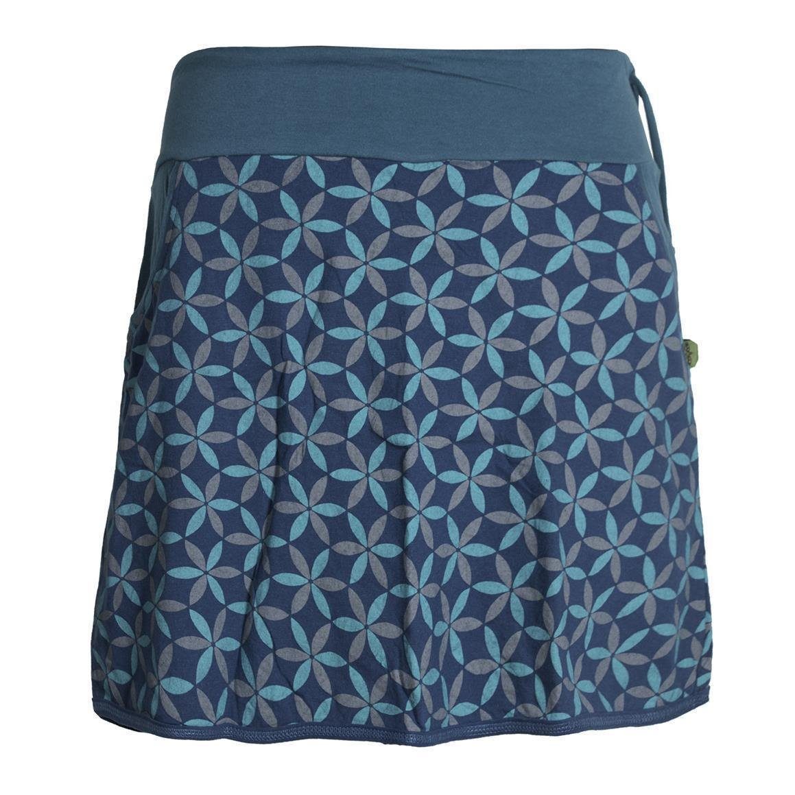 Vishes Minirock Rock 70er Jahre Retro Facetten Blumen-Druck Cacheur, Ethno, günstig online kaufen