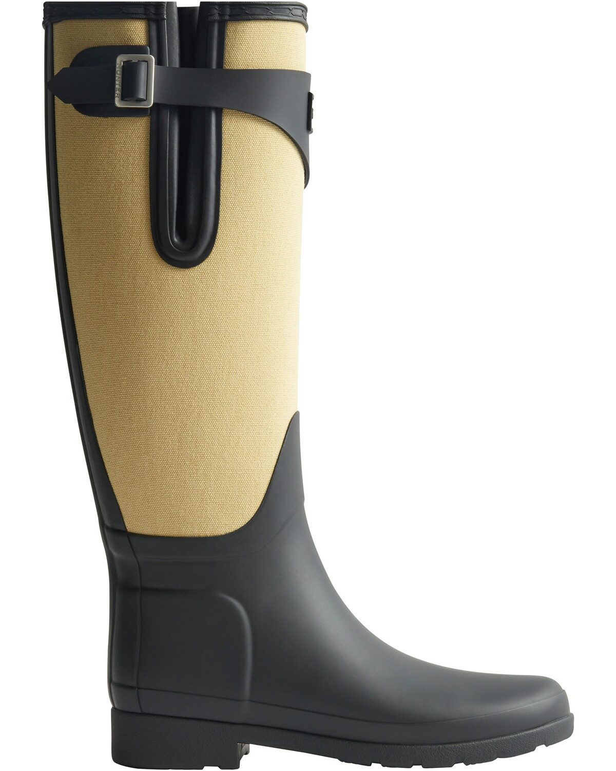 Hunter Stiefel Womens Refined Tall Canvas Boot Gummistiefel