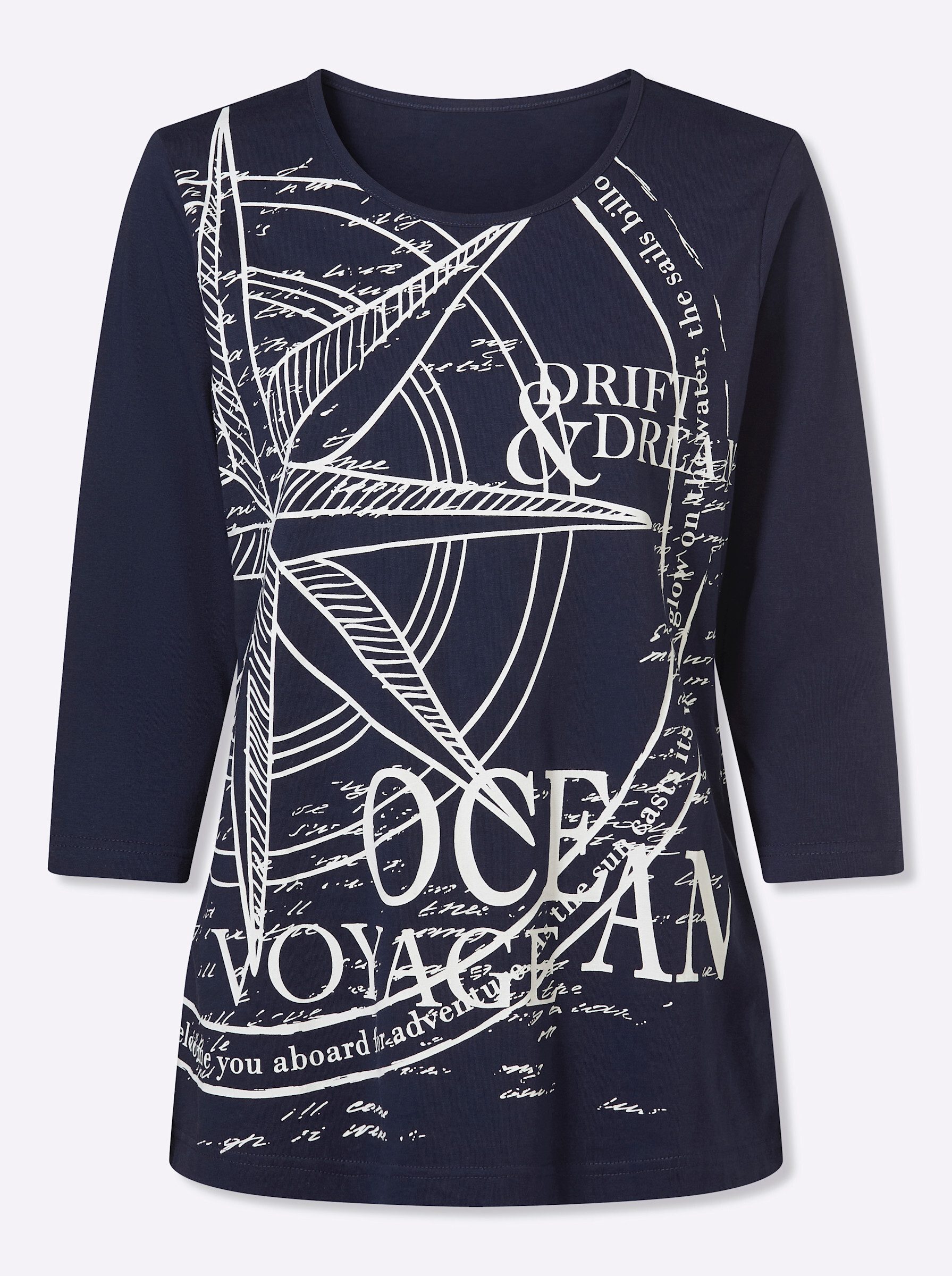 T-Shirt 3/4-Arm-Shirt 3/4-Arm
