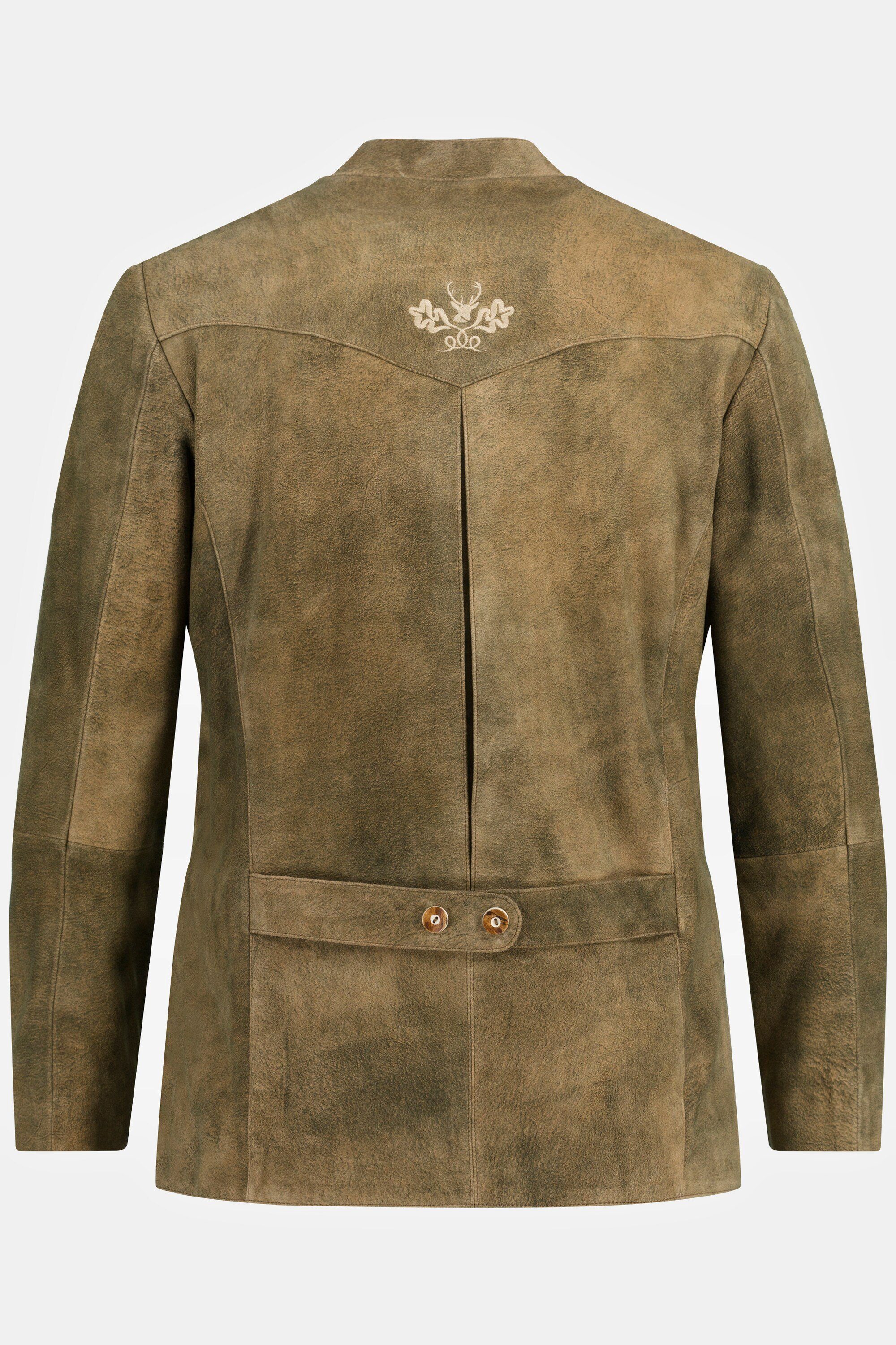 JP1880 Lederjacke Janker Ziegenveloursleder Tracht – Bild 4 von 5