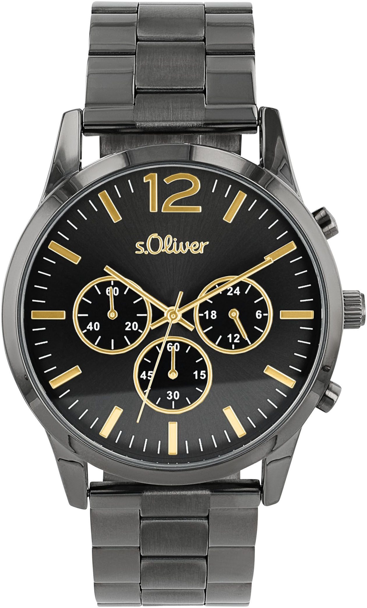 s.Oliver Chronograph 2038384, Armbanduhr, Quarzuhr, Herrenuhr, Stoppfunktio günstig online kaufen