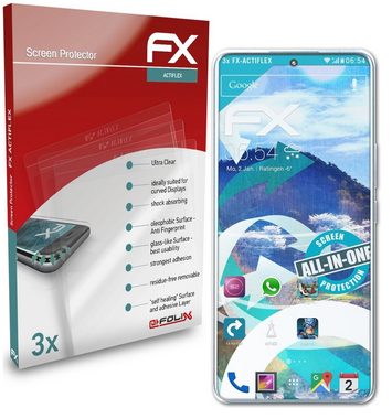 atFoliX Schutzfolie Displayschutzfolie für Xiaomi 13 Ultra, (3 Folien), Ultraklar und flexibel