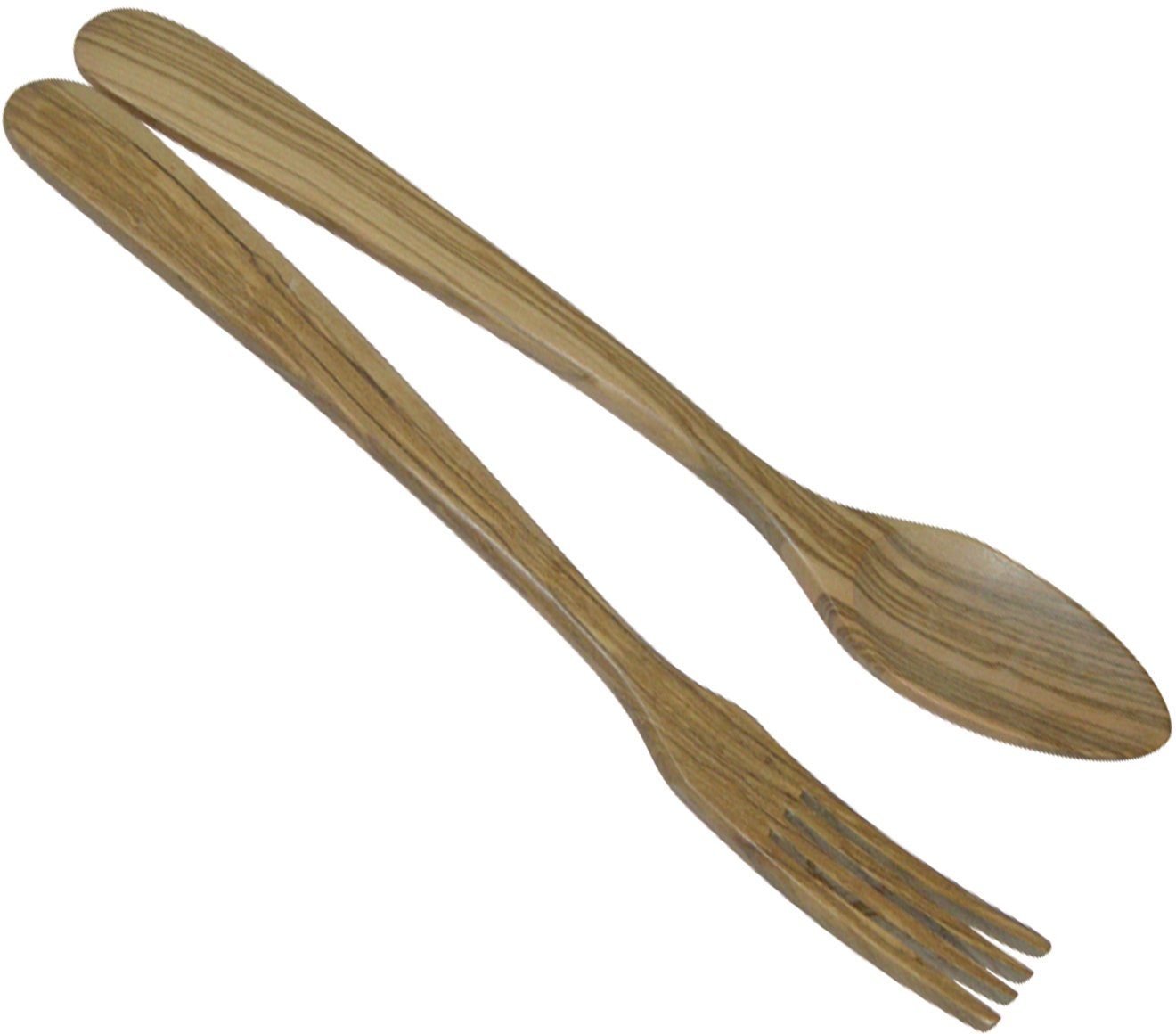 BERARD FRANCE 1892 Salatbesteck Provencal (Set, 2-tlg), Olivenholz, 35 cm