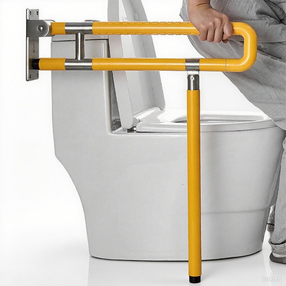 GarveeMore Haltegriff Toilette Sicherheitsschiene U-förmige Handicap Griff Bar Anti-Rutsch