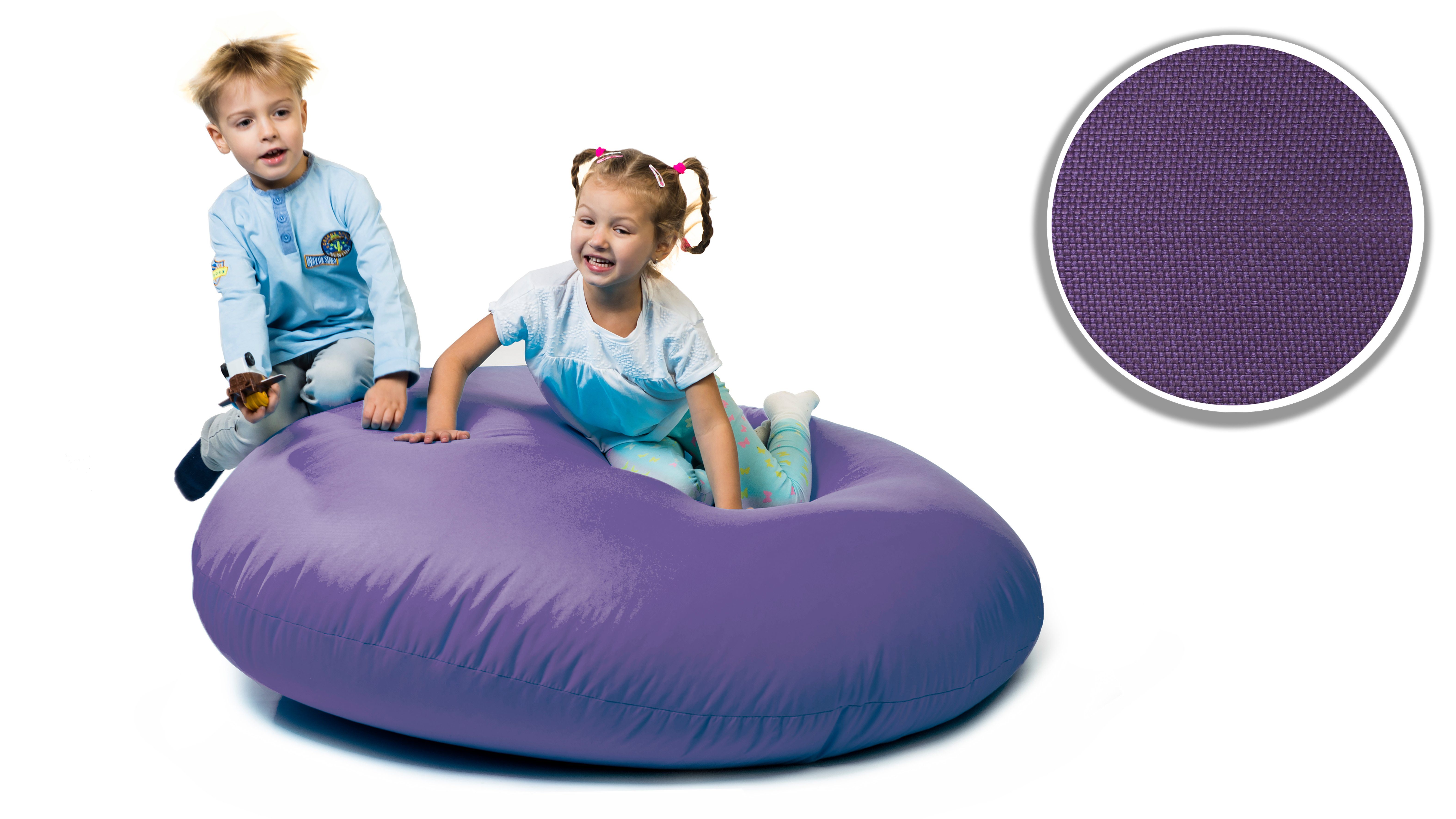 Outdoor Sitzsack Erwachsene Violett sunnypillow Indoor Füllung Kinder und für & mit Styropor