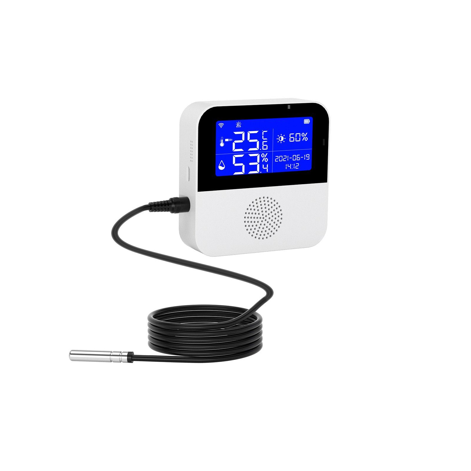TWSOUL Hygrometer WiFi Smart Temperatur- °F Umschaltung zwischen und Luftfeuchtigkeitsmesser, Freie oder °C