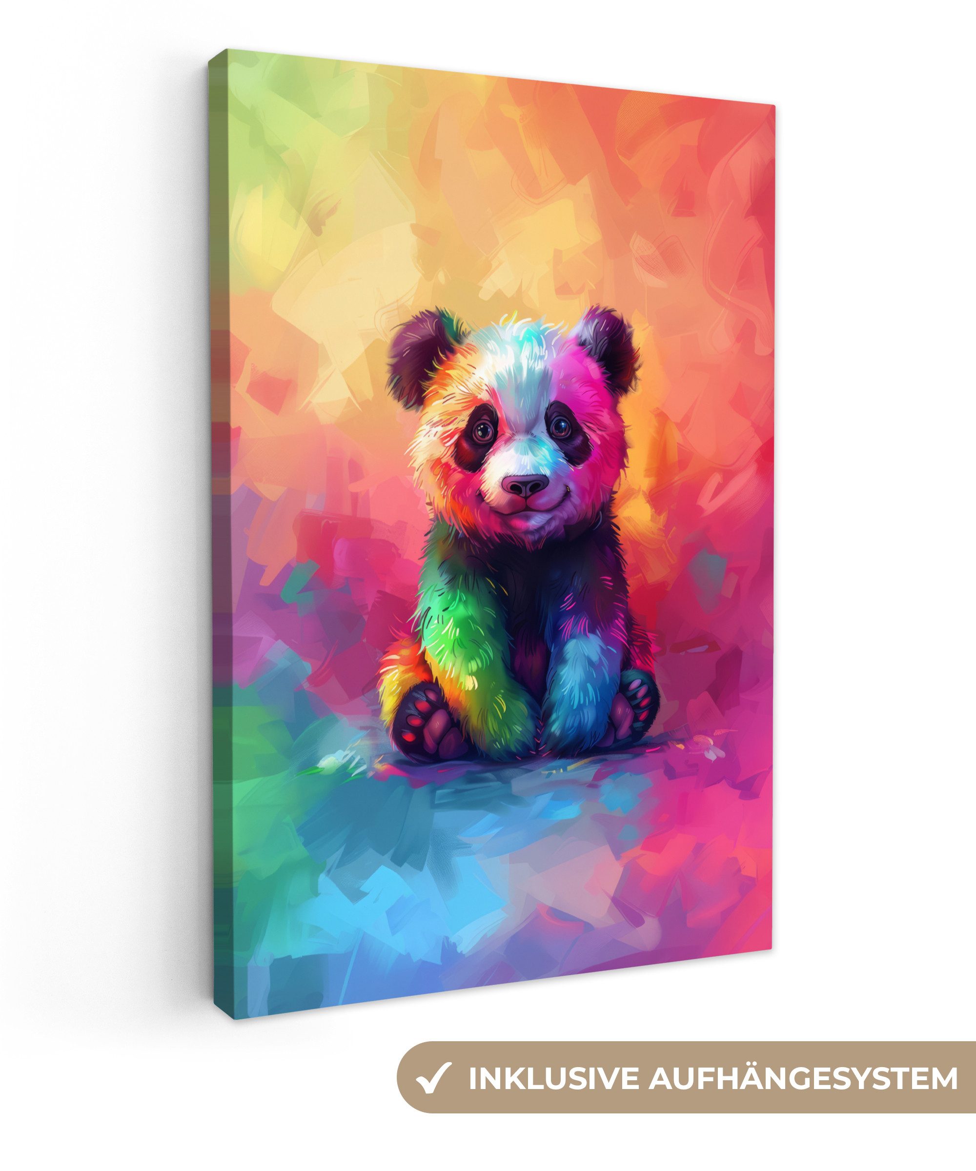 OneMillionCanvasses® Leinwandbild Panda - Tier - günstig online kaufen