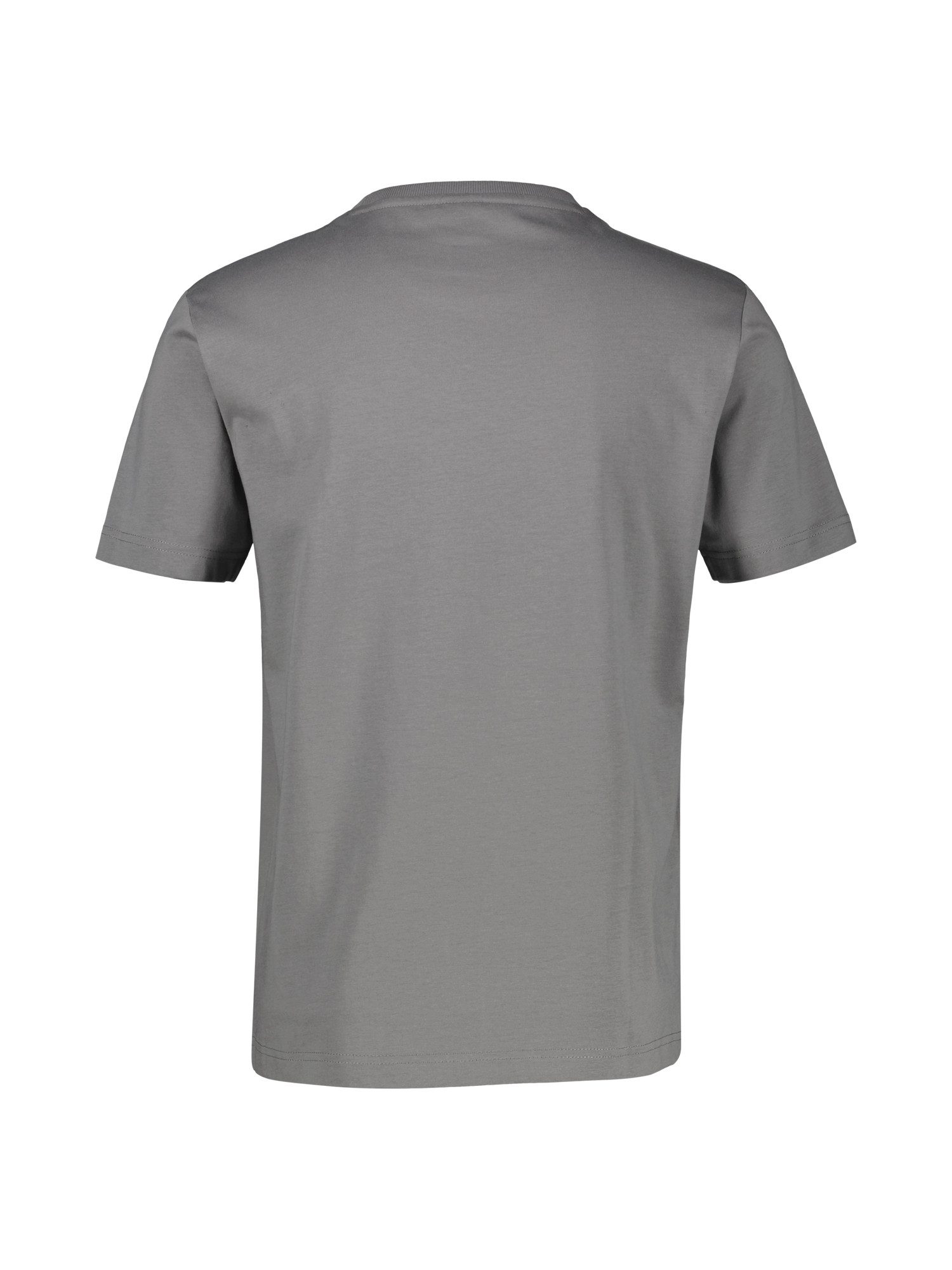 LERROS T-Shirt T-Shirt unifarben mit Print und 1/2-Ärmeln
