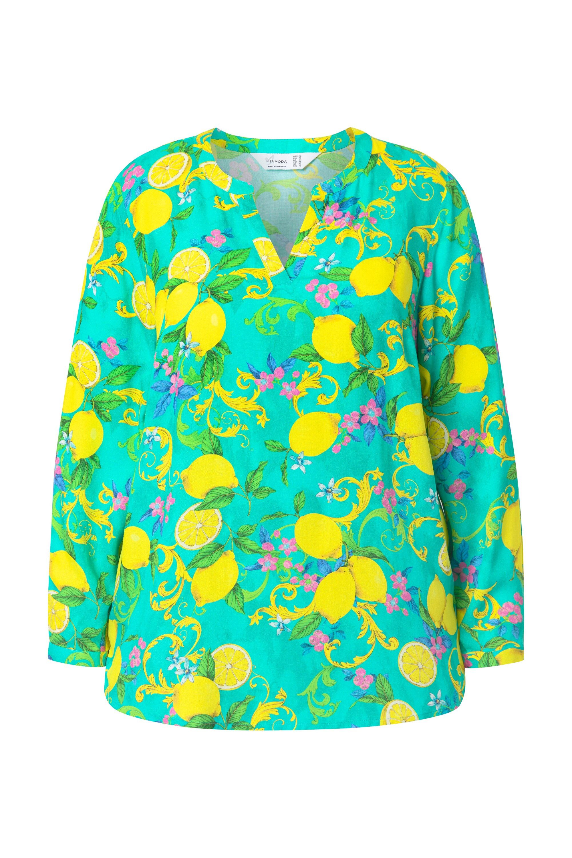 MIAMODA Longbluse Bluse Regular Fit Zitronen günstig online kaufen