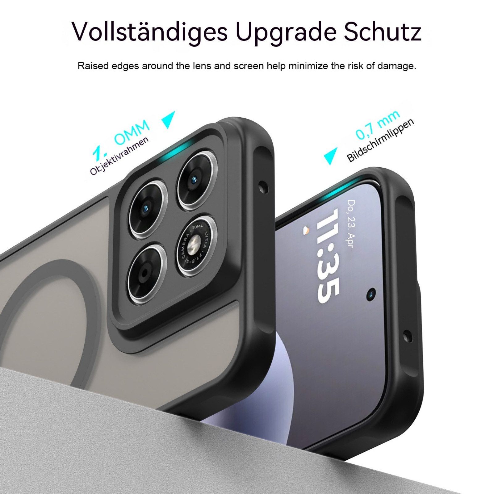 betterfon Handyhülle für Motorola Modelle,Magsafe Hülle Magnet Case, Magnetisches Laden, kompatibel mit kabellosem Ladezubehör – Bild 3 von 5