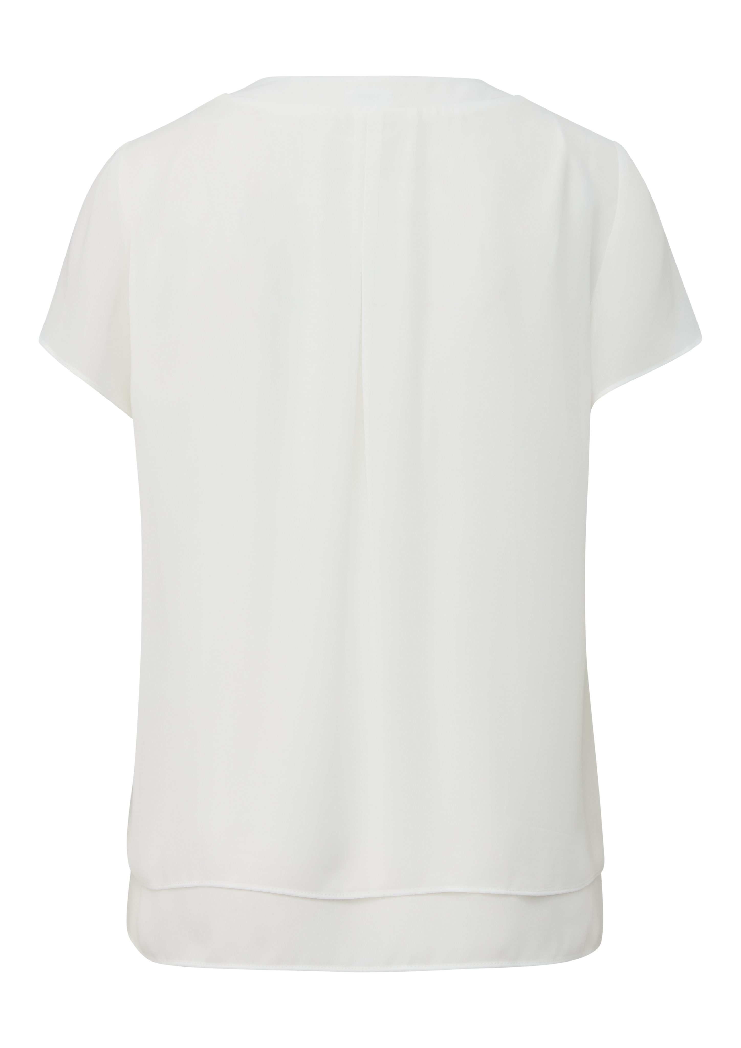 s.Oliver BLACK LABEL Shirtbluse in Doppel-Layer-Optik und mit V-Ausschnitt – Bild 4 von 5