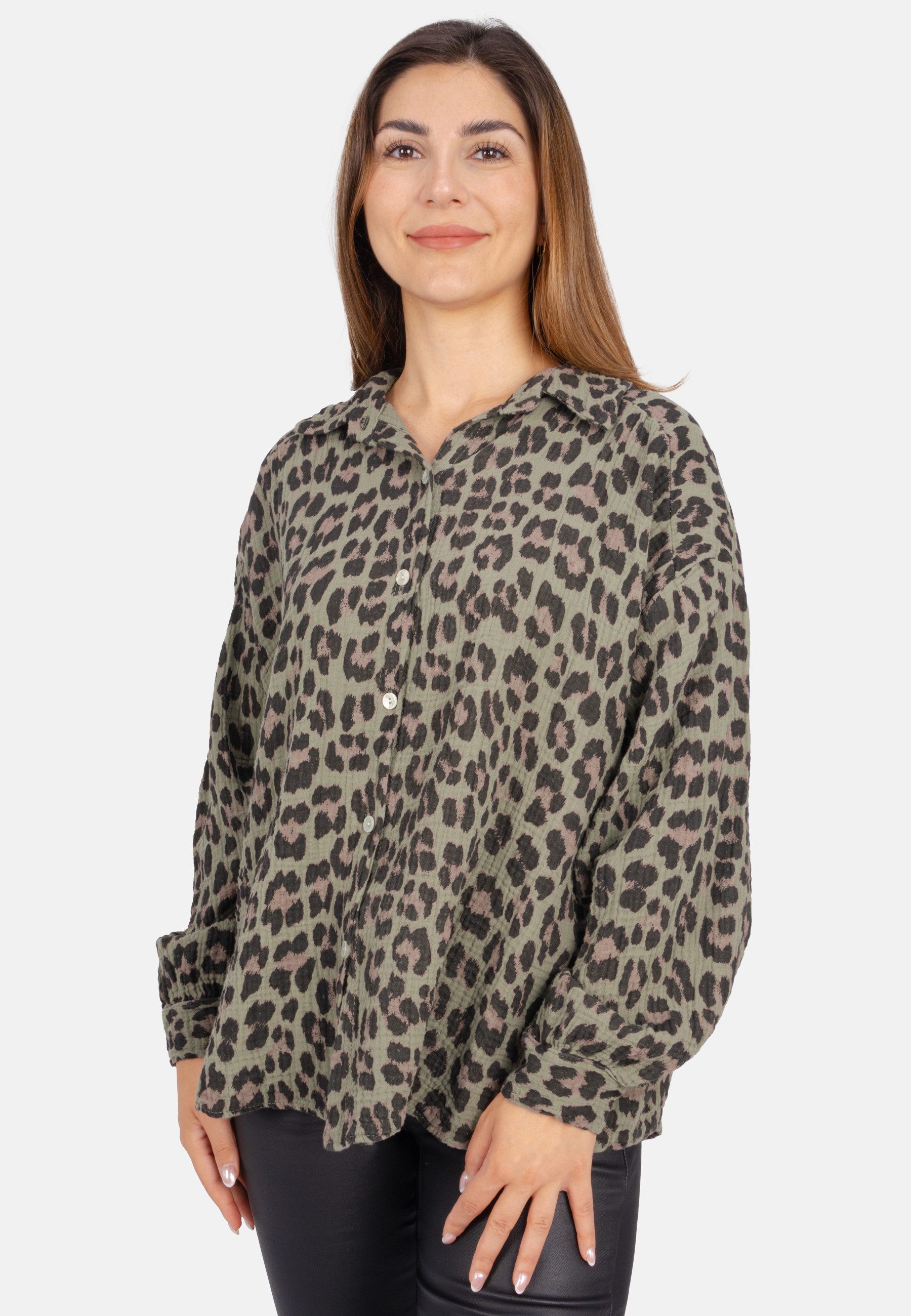 Seasons of April Hemdbluse LEO QUEEN MUSSELIN OVERSIZED Oversized Musselin günstig online kaufen