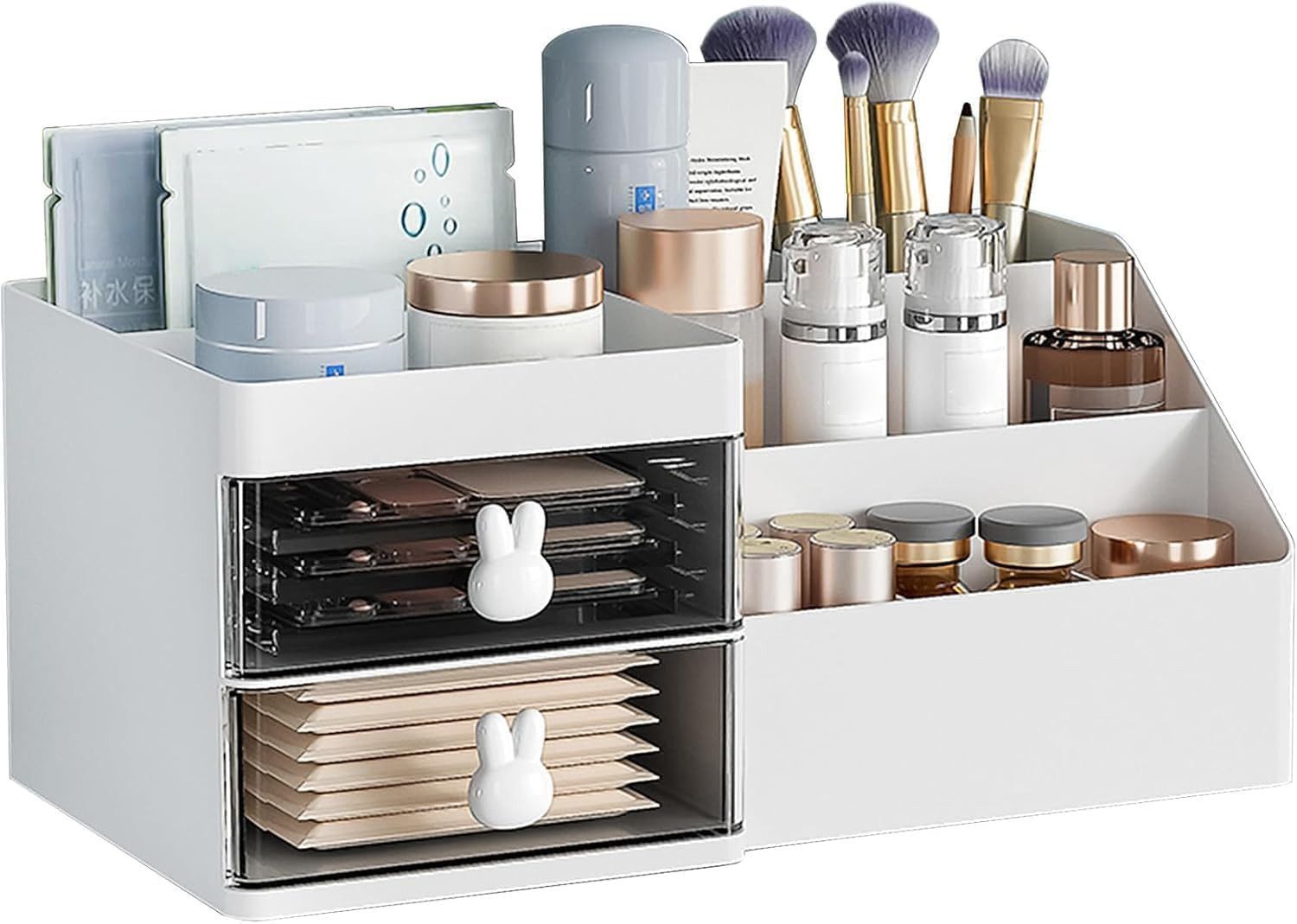 Make-Up Organizer Organizer Kosmetikbox Schminktisch mit Schubladen für Bad Zimmer.