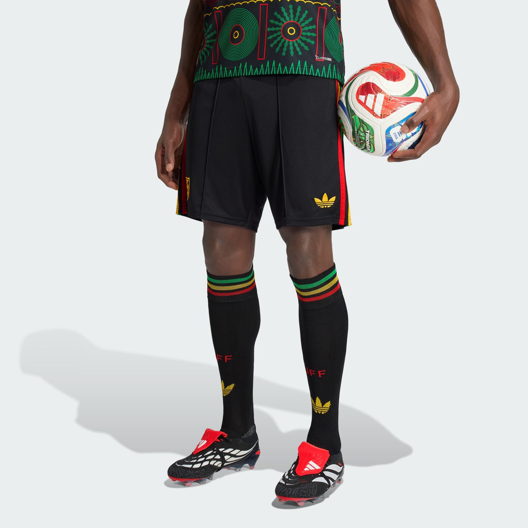 adidas Performance Shorts JAMAIKA 26 X BOB MARLEY AUSWÄRTSSHORTS (1-tlg)