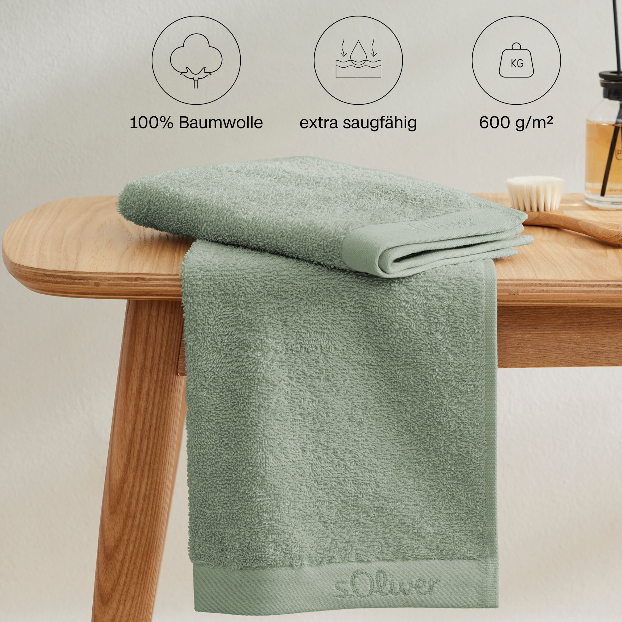s.Oliver Handtuch Set »s.Oliver, Premium Qualität, 600 gr/m²«, Set, 6 tlg., günstig online kaufen