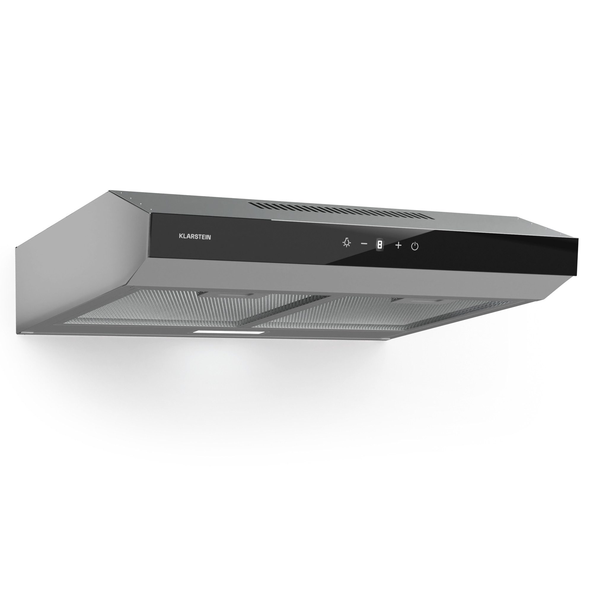 Klarstein Deckenhaube Contempo Neo 60 Contempo Neo 60, Dunstabzugshaube Unterbauhaube Abluft Umluft LED