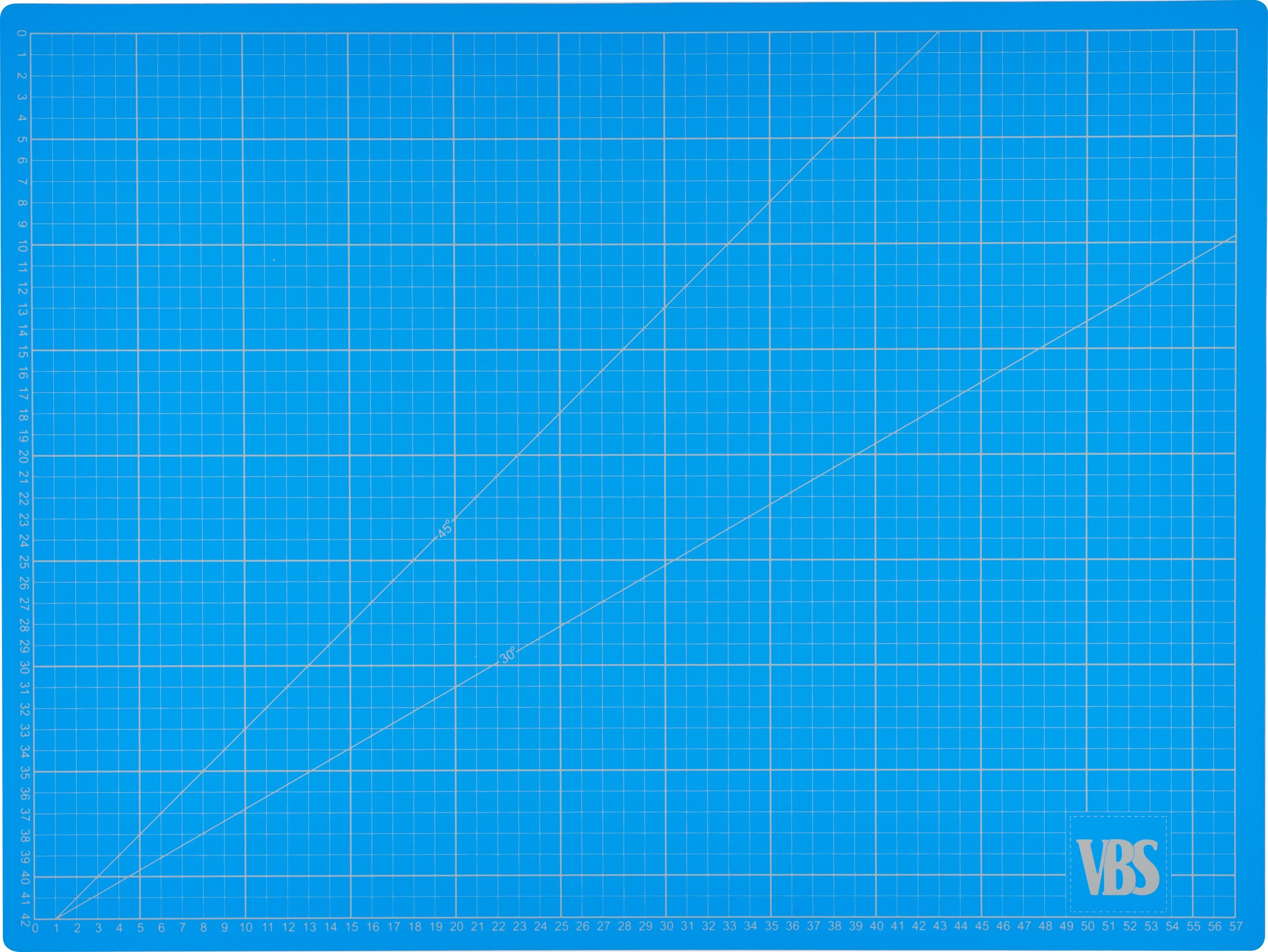 VBS Schneideunterlage Hobby, Blau, 3 mm stark