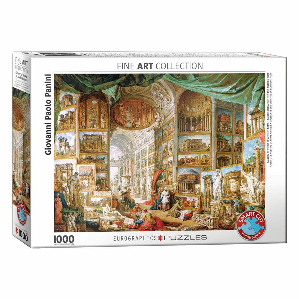 EUROGRAPHICS Puzzle Ancient Rome by Paolo Pannini, 1000 Puzzleteile