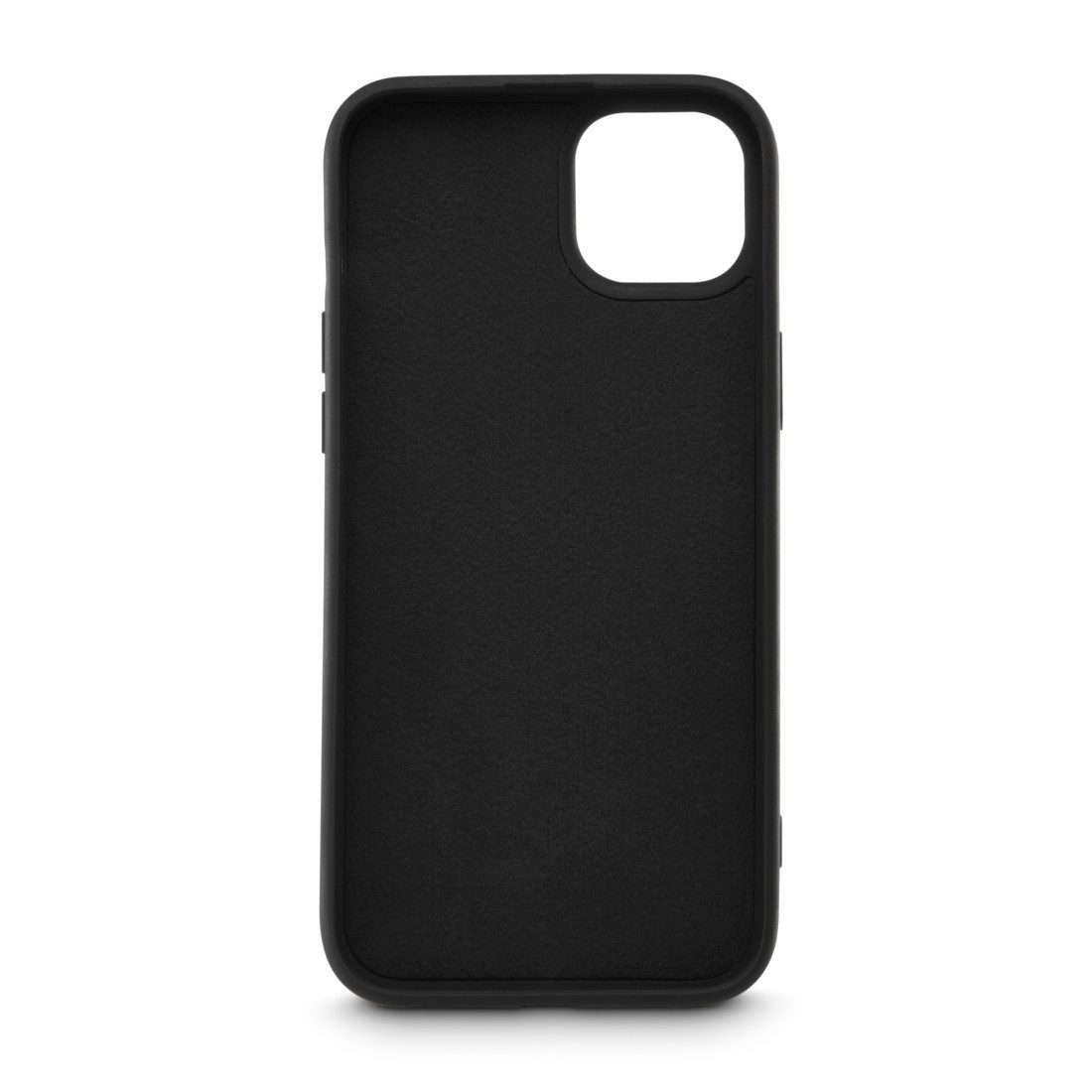 Hama Handyhülle Handyhülle "Fantastic Feel" für Apple iPhone 15, Schwarz, Kratzschutz und bezogene Seitentasten
