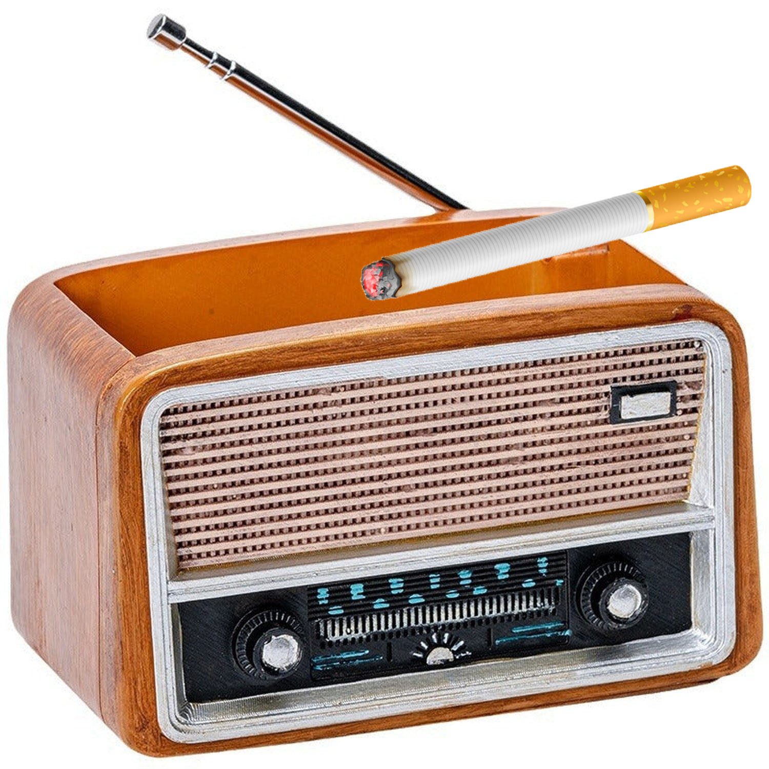 Aschenbecher Aschenbecher Dekoration, Radio Creative Aschenbecher