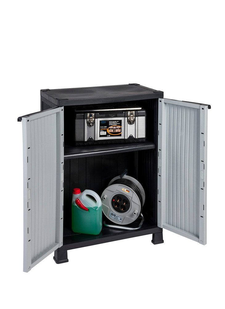 Kreher Mehrzweckschrank NOBLE - Kunststoffschrank mit 1 Einlegeboden