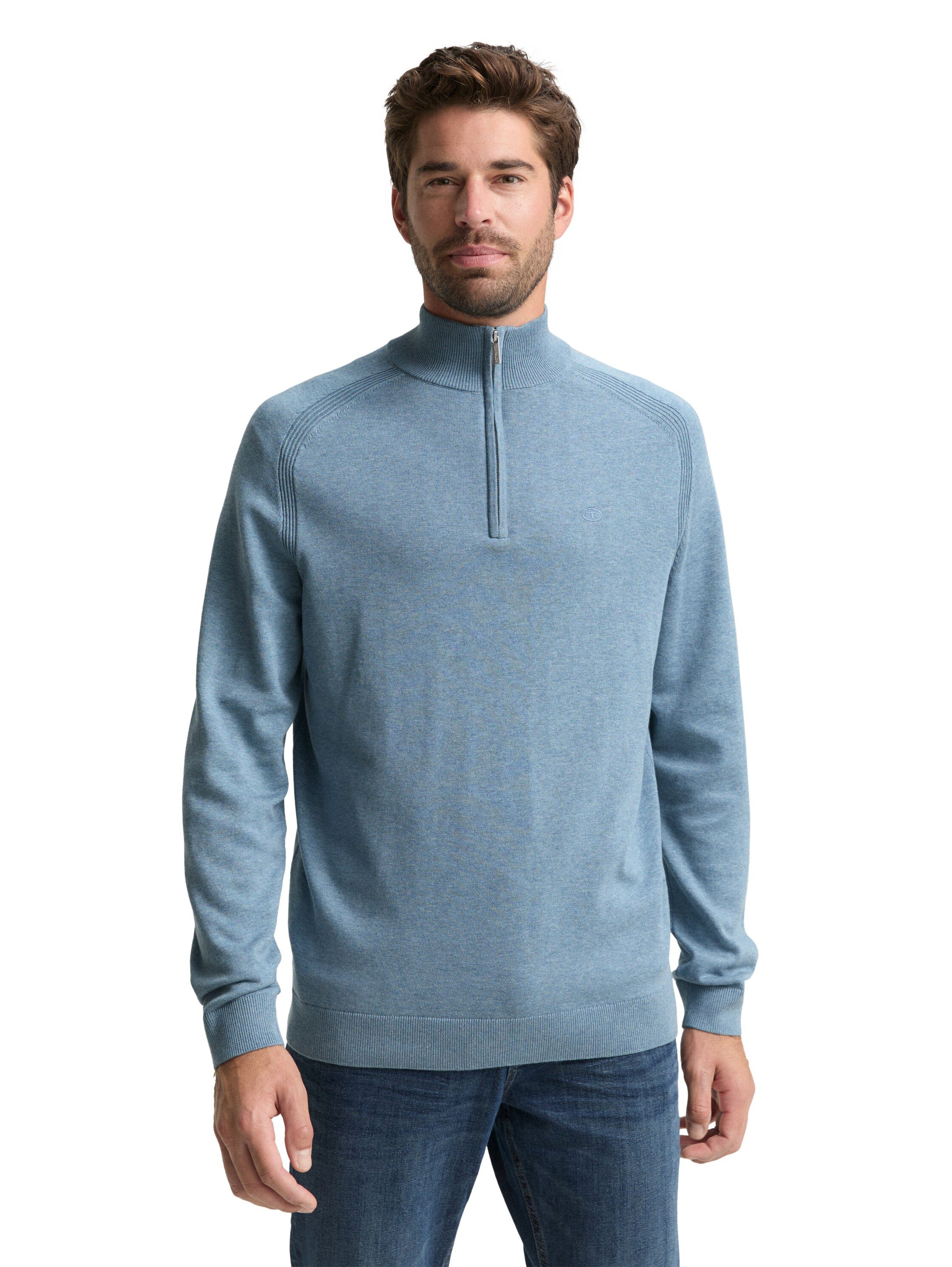 TOM TAILOR Troyer mit Logo Stickerei günstig online kaufen