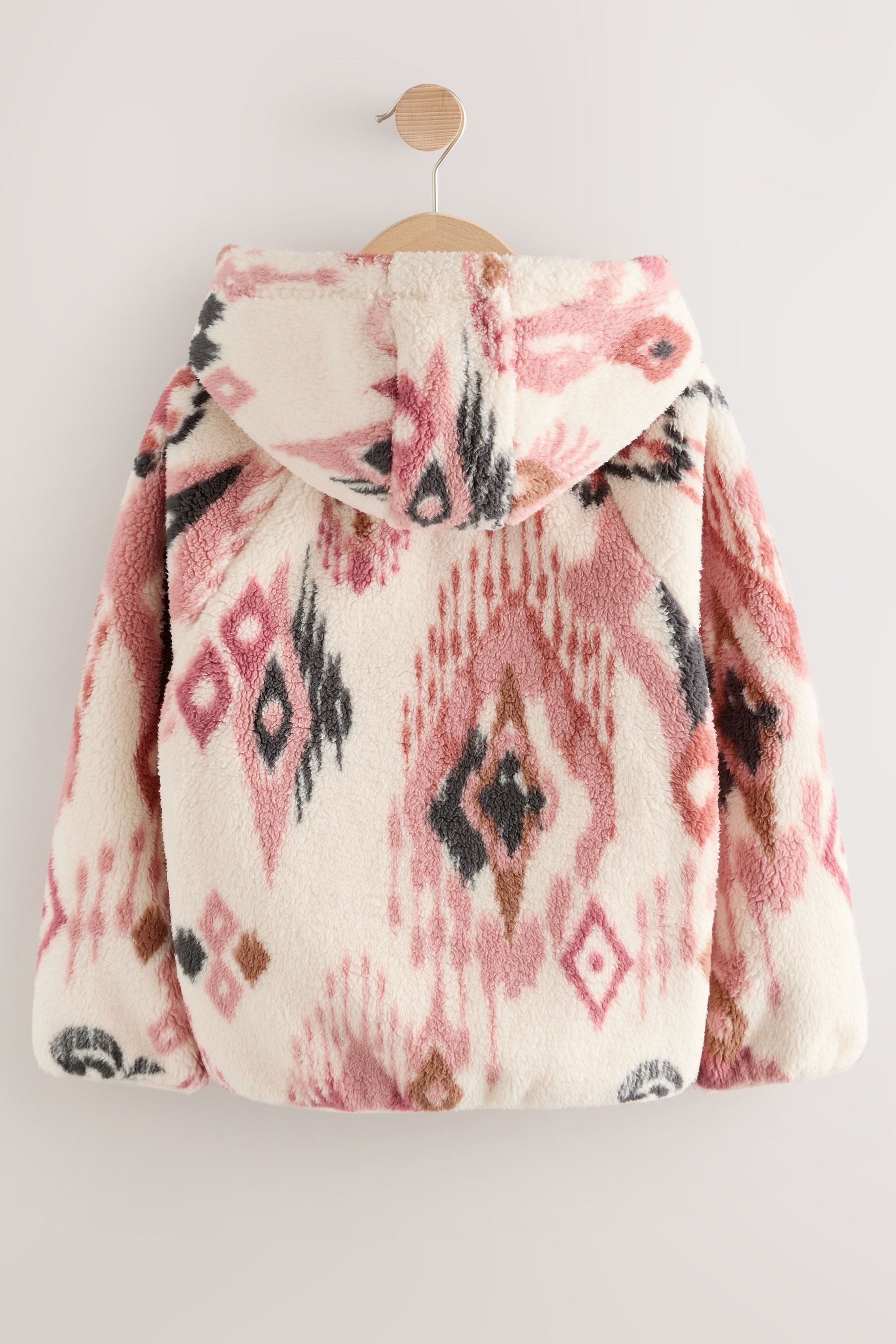 Next Kapuzenfleecejacke Fleecejacke aus Teddyfell mit günstig online kaufen