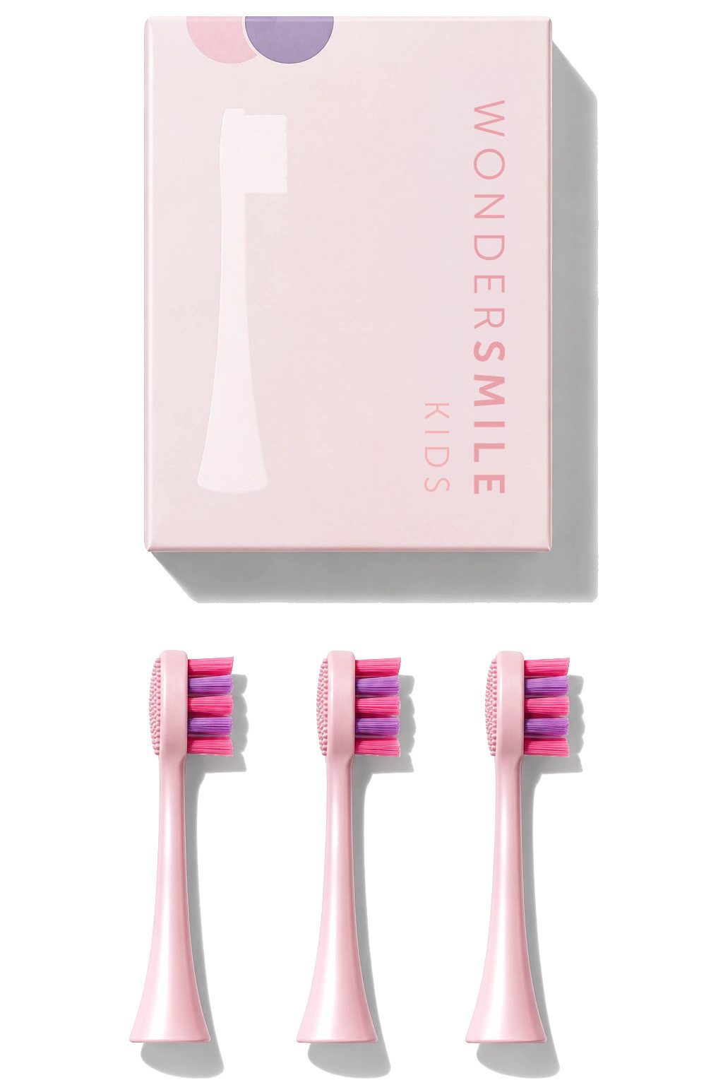 Wondersmile Aufsteckbürsten Kids Schallzahnbürste, 3er Set, extra weich