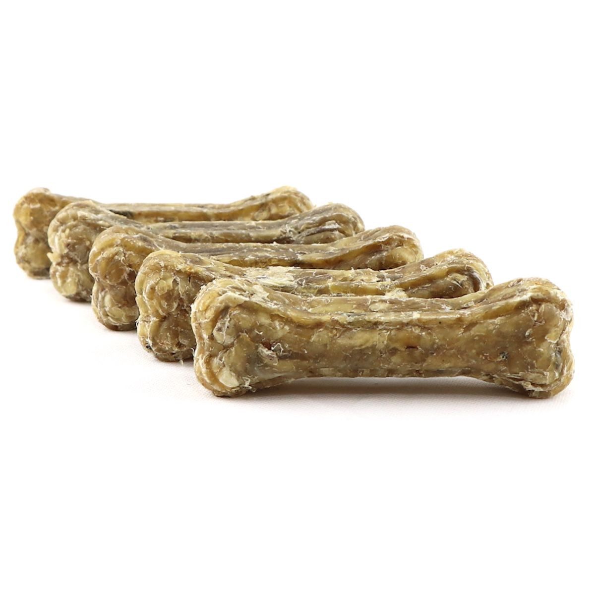 DOGBOSS DOGBOSS 100% Natur Mini-Kauknochen, hergestellt in EU 5er Set Wachtel 10 cm, 175g