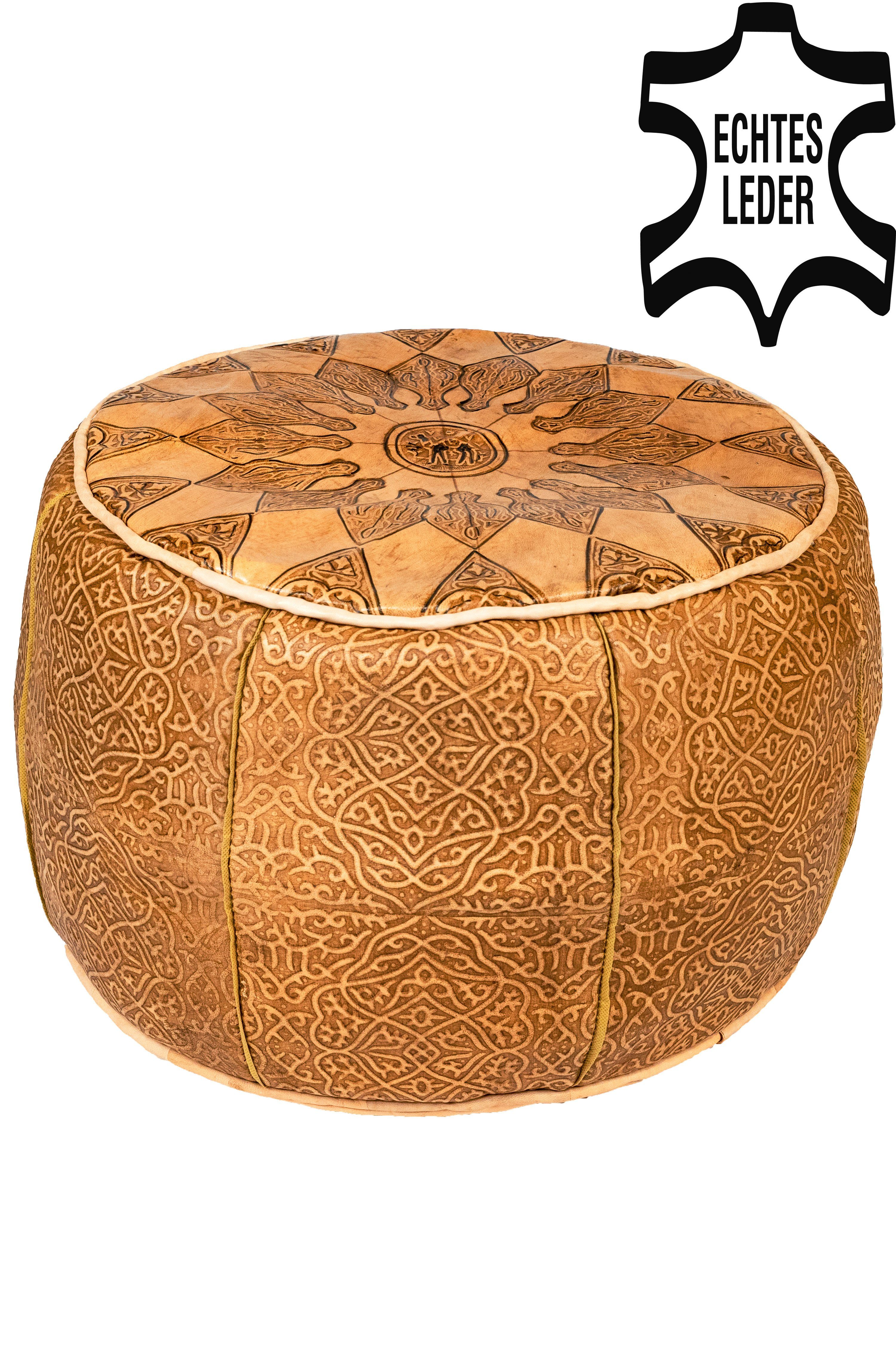 Marrakesch Orient & Mediterran Interior Pouf Arabisches Sitzpouf Balsam, Sitzkissen, Bodenkissen, Handarbeit