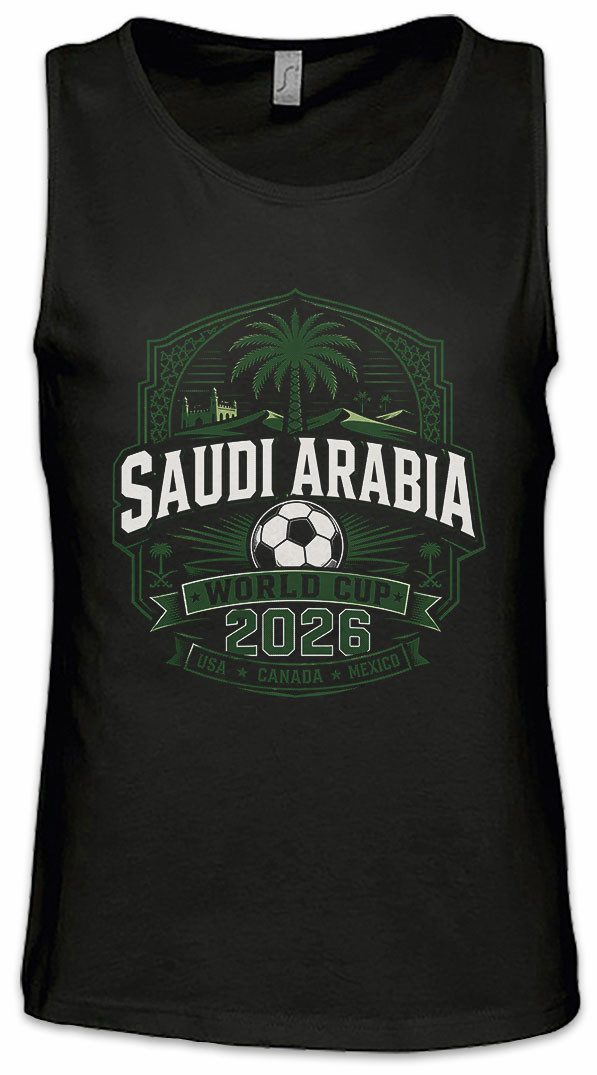 Tanktop Team Saudi Arabia 1 Ärmelloses T-Shirt Arabien Riyadh Najd Hijaz