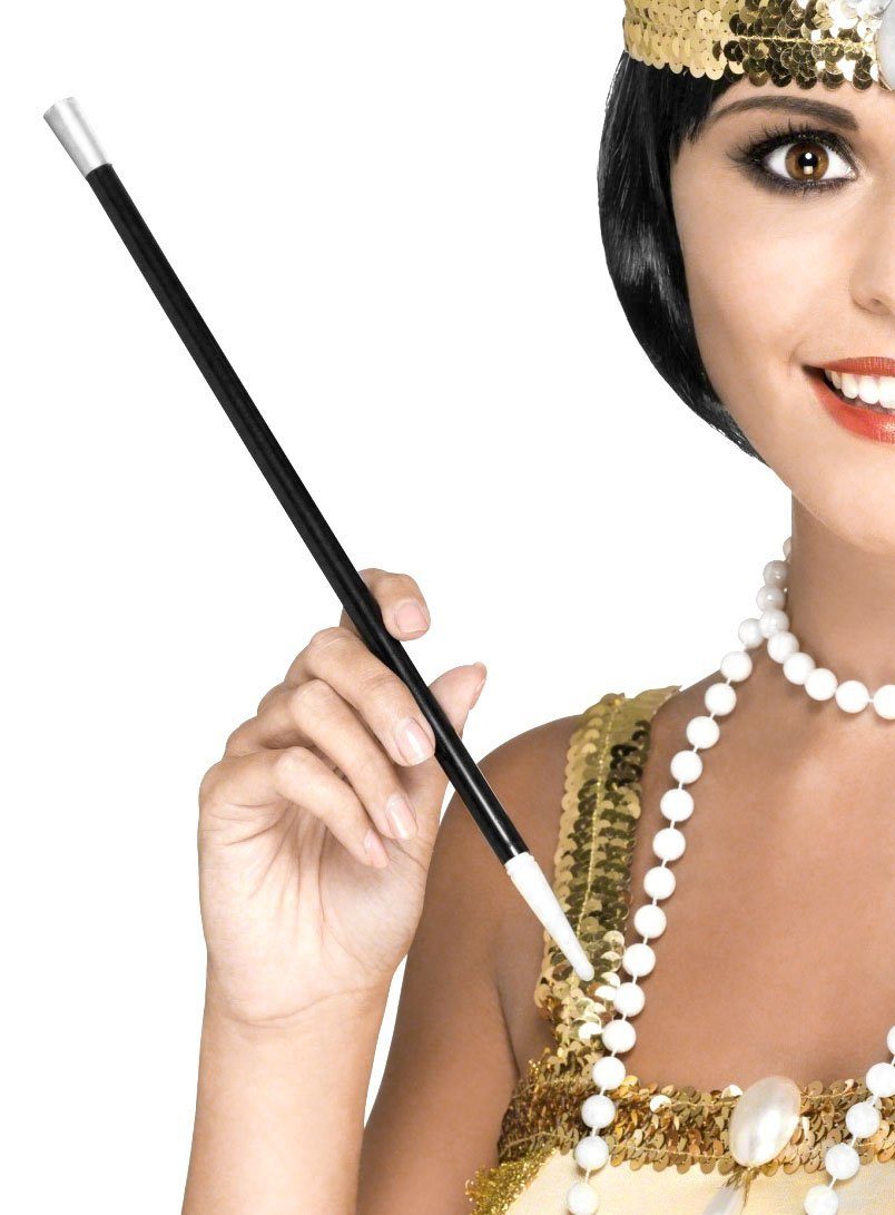 Smiffys Kostüm Schwarze Zigarettenspitze, Edles Accessoire für mondänen Ver günstig online kaufen