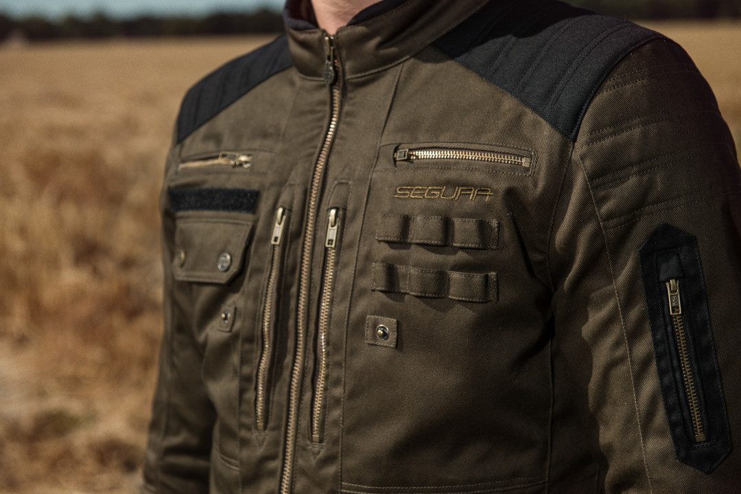Segura Motorradjacke Fergus Motorrad Textiljacke Wasserdicht Atmungsaktiv protektoren herausnehmbares