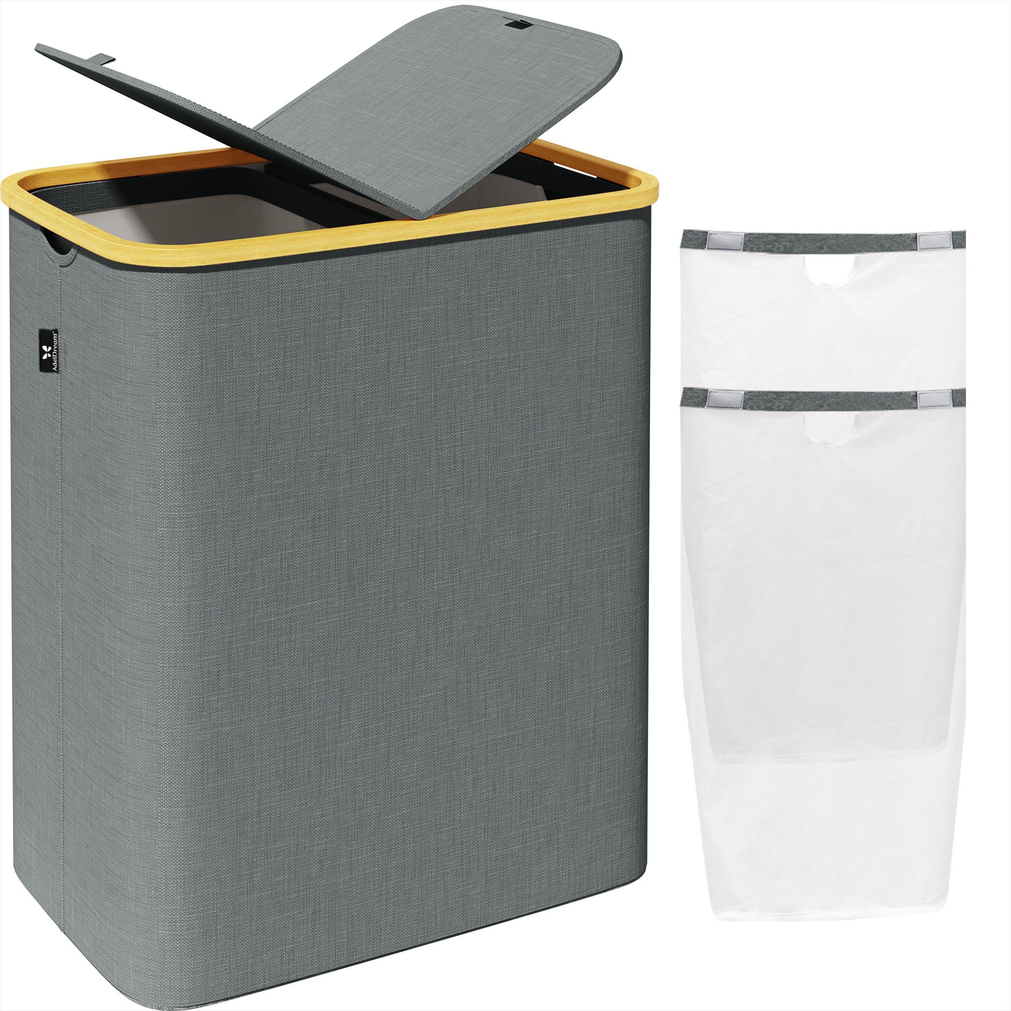 AdelDream Wäschekorb 140L 160L Wäschekorb mit Deckel günstig online kaufen