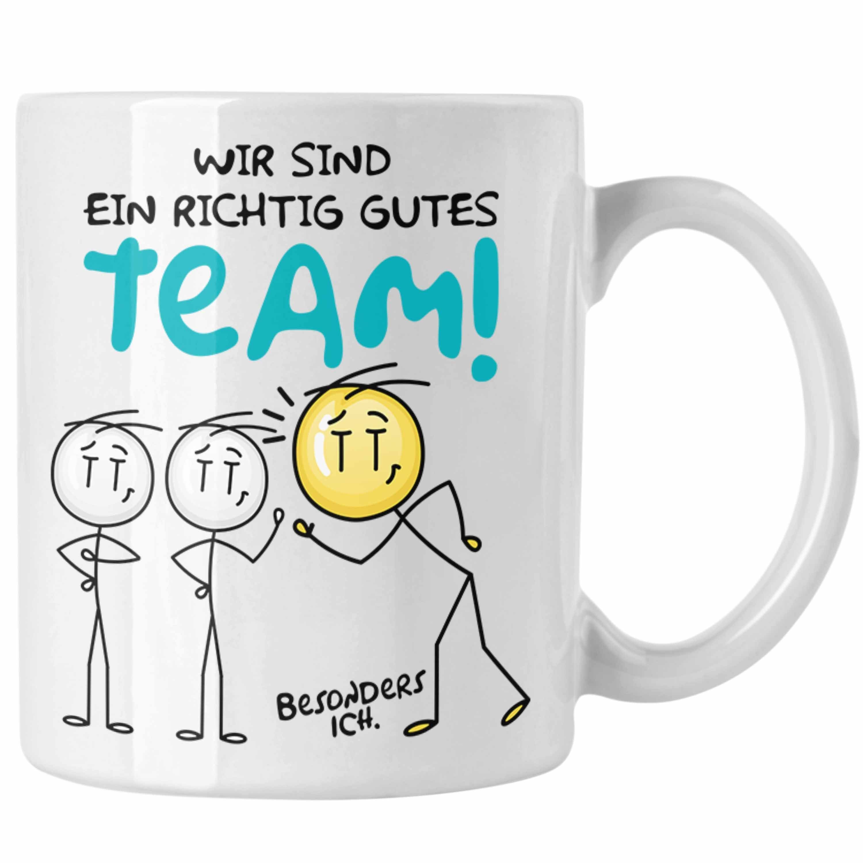 Geschenkidee Bestes Geschenk Kaffeetasse Dankeschön Tasse für Tasse Team Dan Weiss Trendation