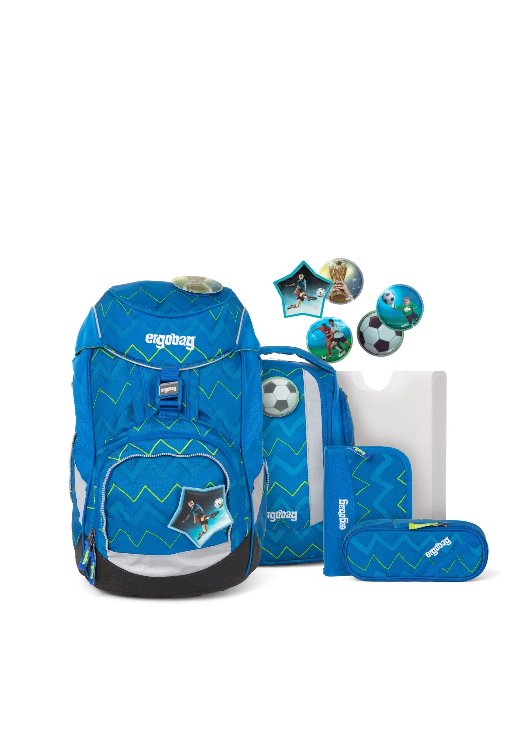 ergobag Schulranzen pack Set . (6-tlg., 6-teiliges Set)