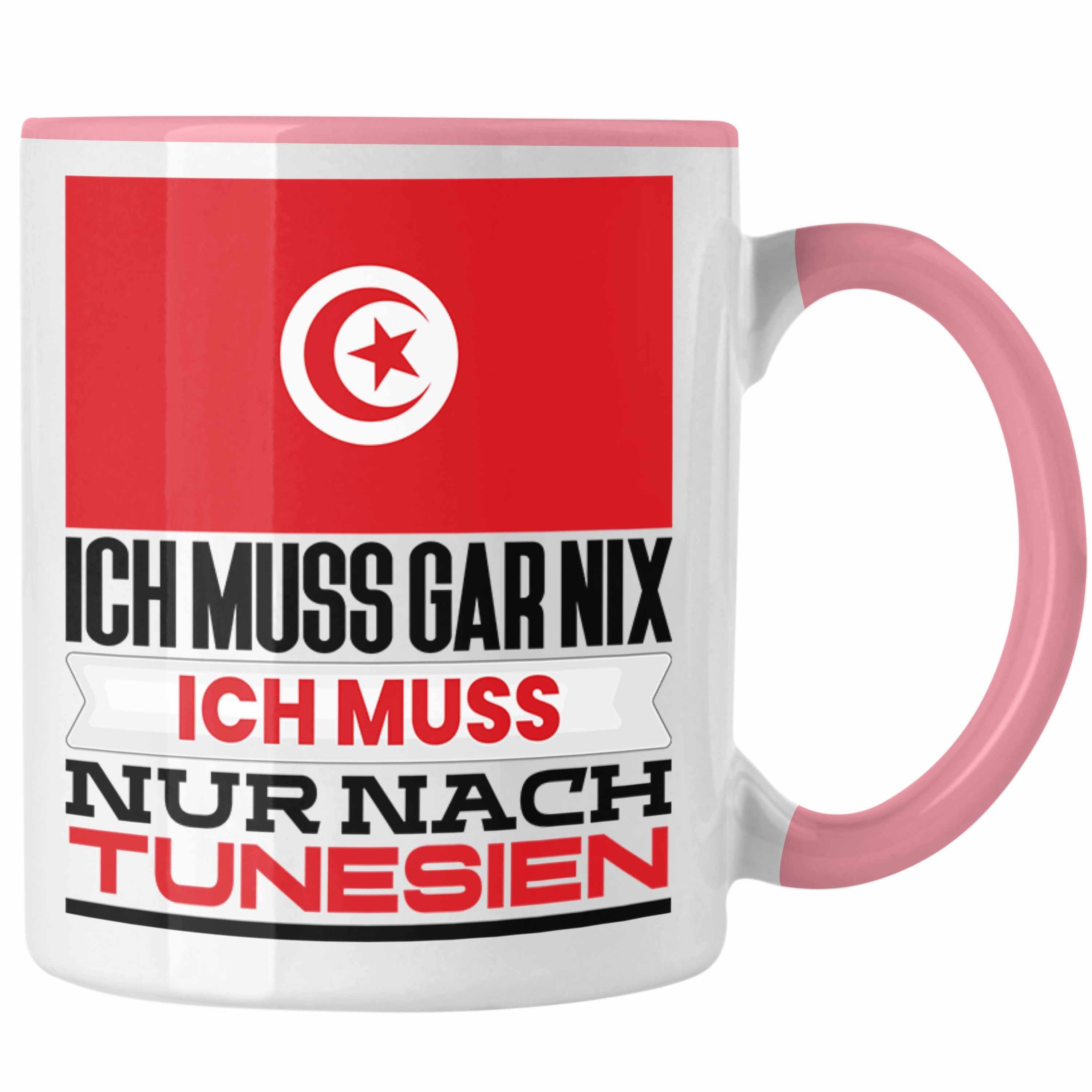 Ich Geschenk Tunesen Tasse Geburtstag Rosa Geschenkidee Urlaub Trendation für Tunesien Tasse