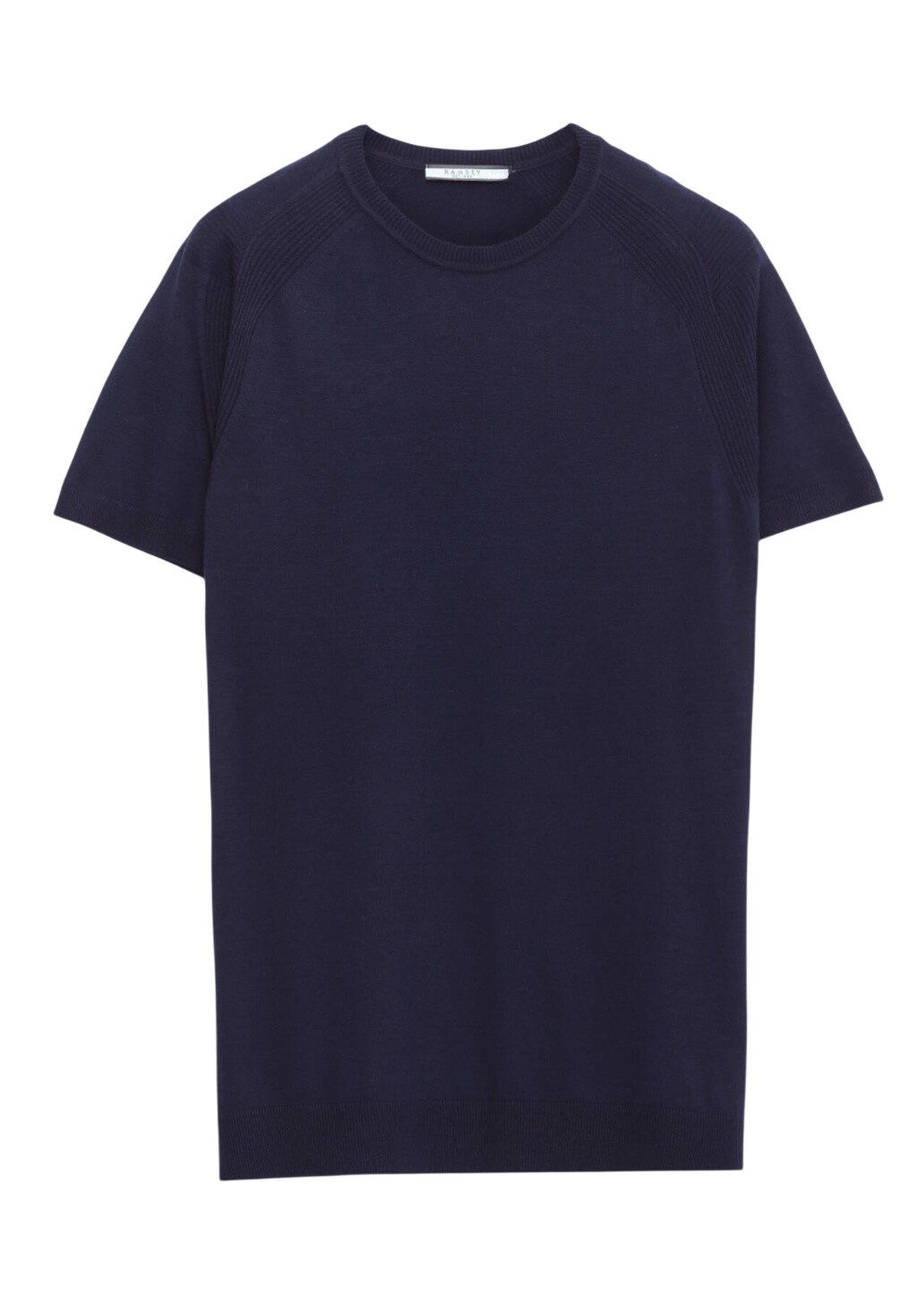 RAMSEY Longpullover Marineblaue Strickmode