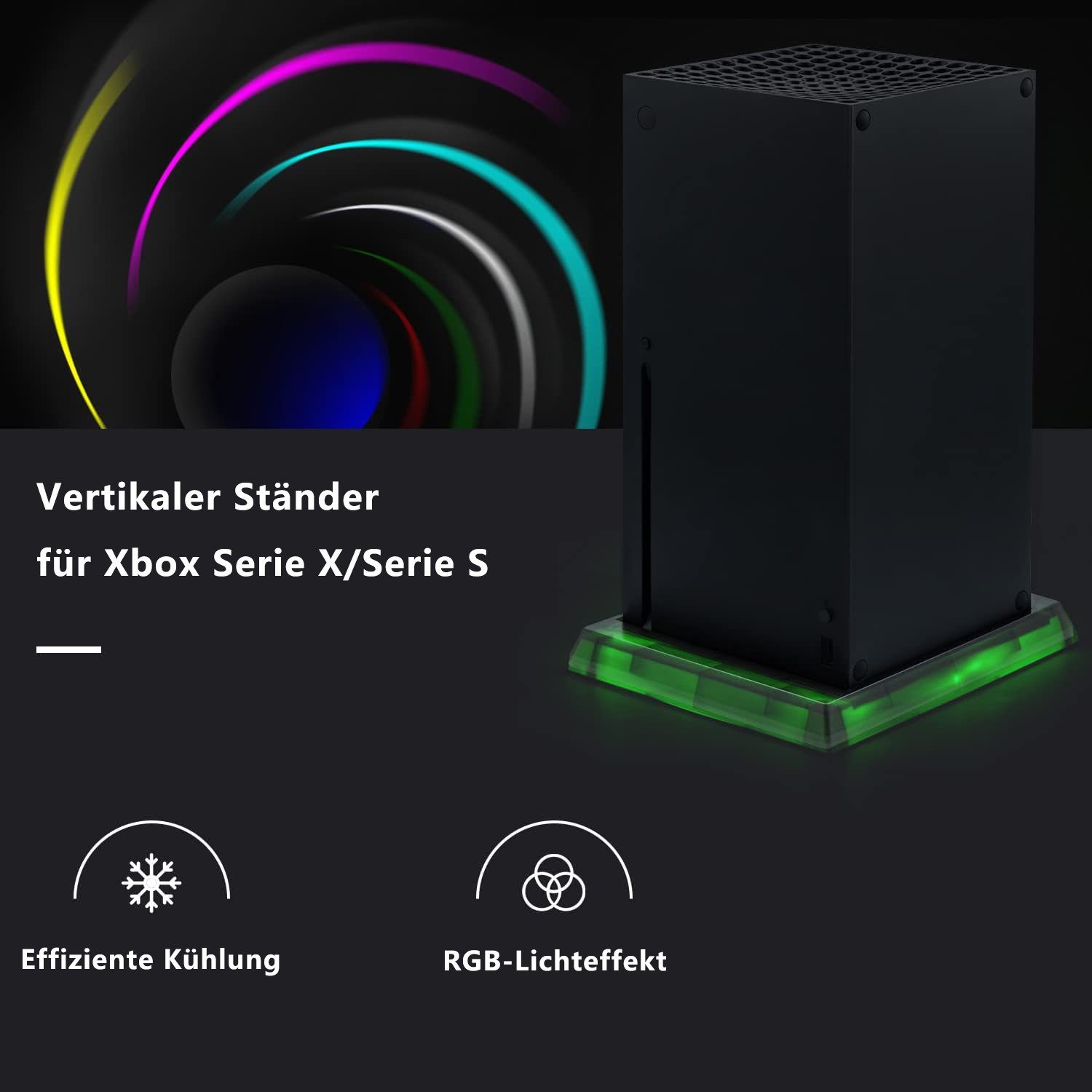 Dock,RGB,LED-Lichtleiste,für Kühlung 5-Controller PlayStation XBOX-Konsole X/S Serie Xbox Tadow